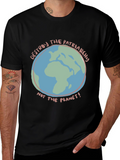 Destroy Patriarchy Earth Graphic Tee