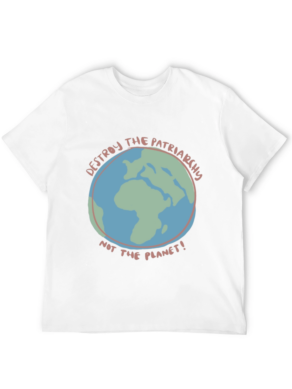 Destroy Patriarchy Earth Graphic Tee