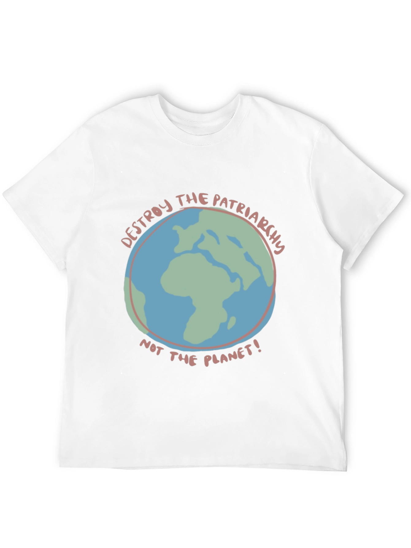 Destroy Patriarchy Earth Graphic Tee