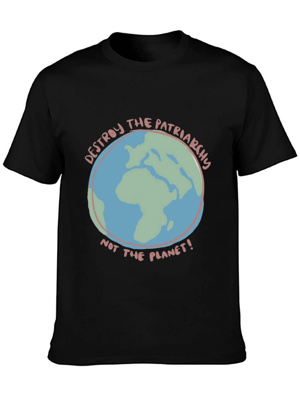 Destroy Patriarchy Earth Graphic Tee