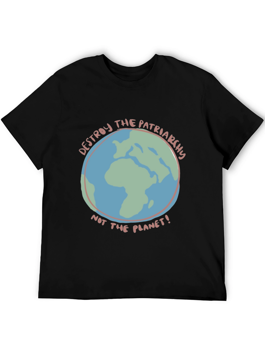 Destroy Patriarchy Earth Graphic Tee