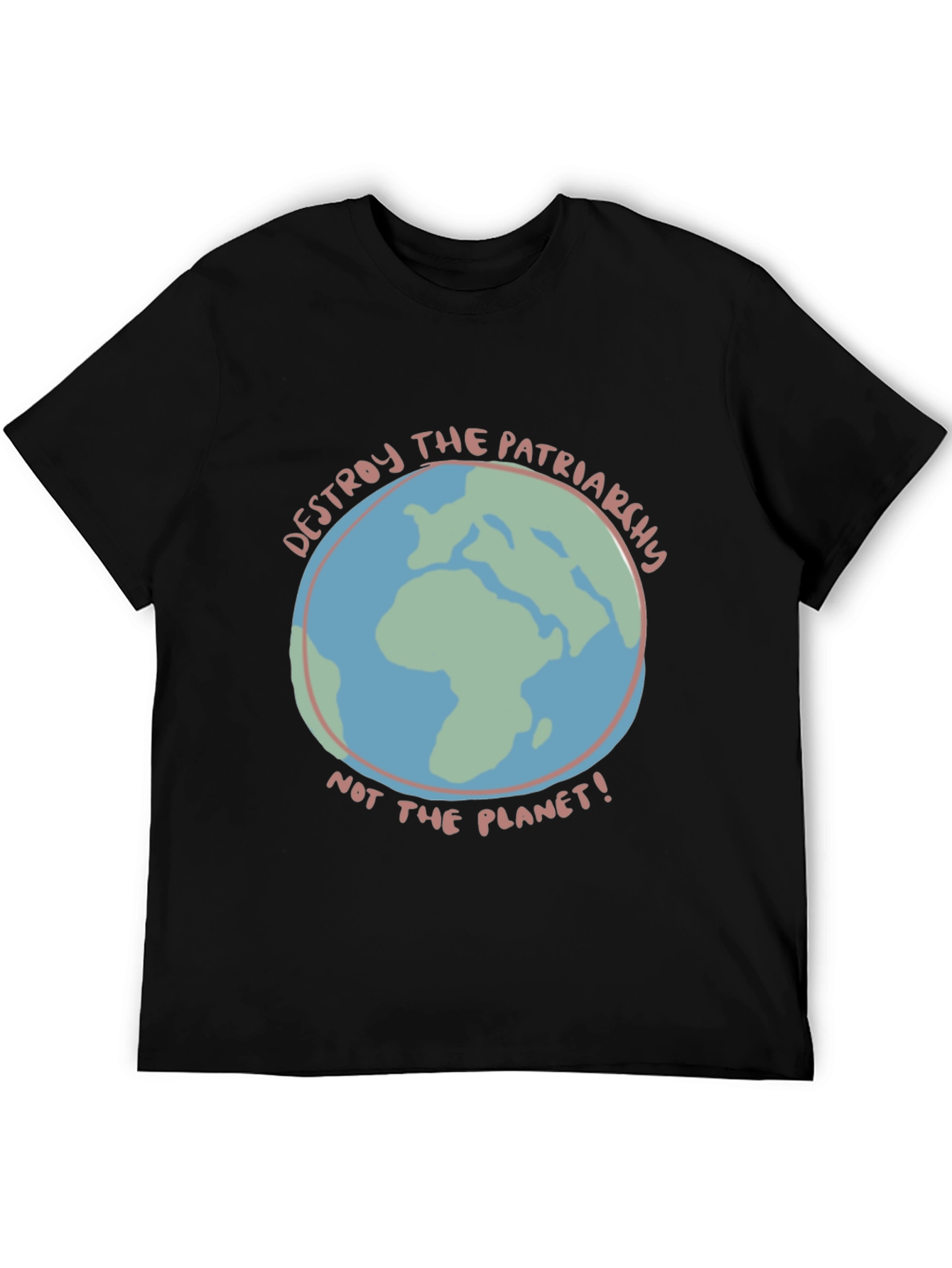 Destroy Patriarchy Earth Graphic Tee