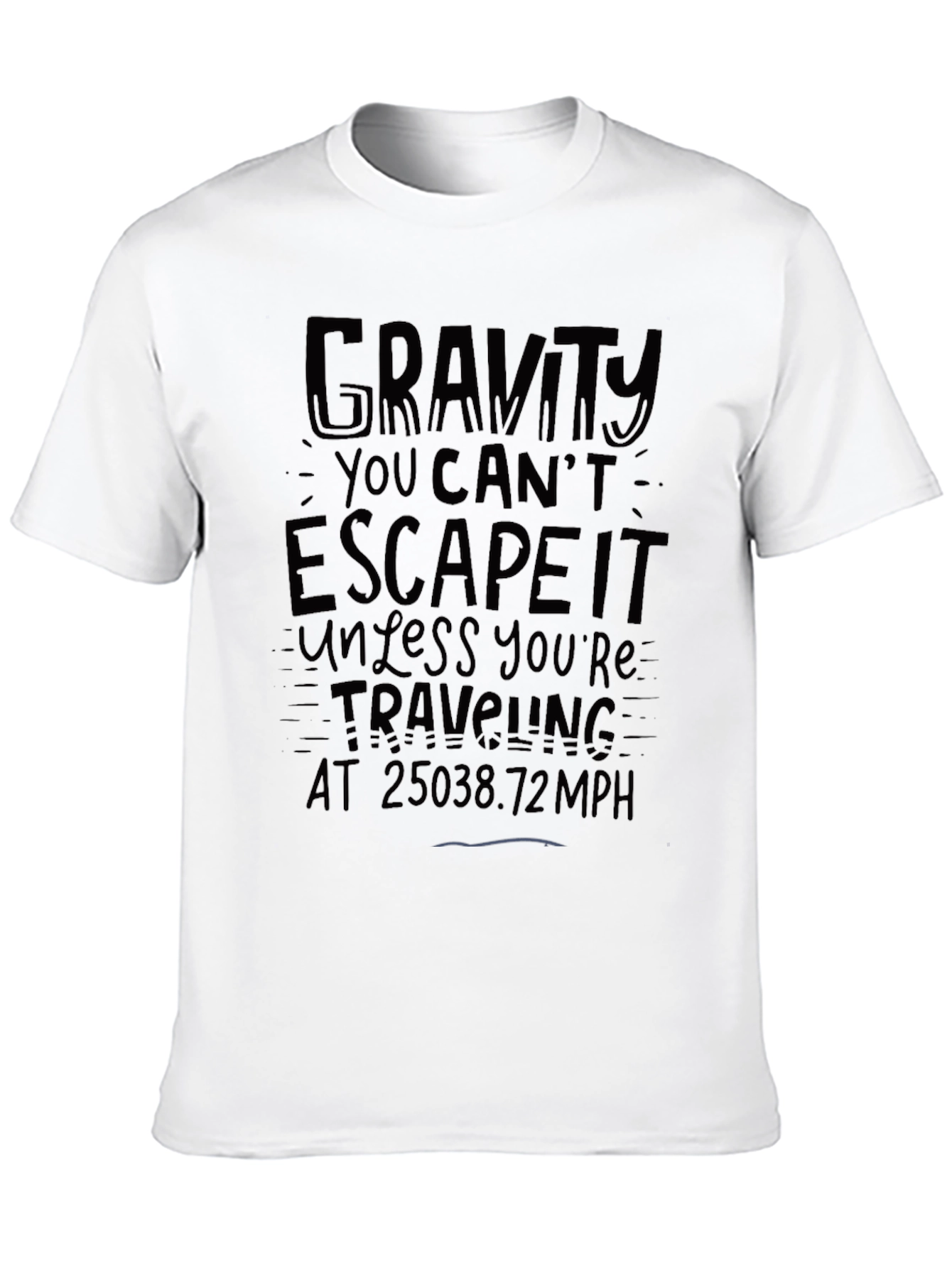 Gravity Escape Black Graphic Tee