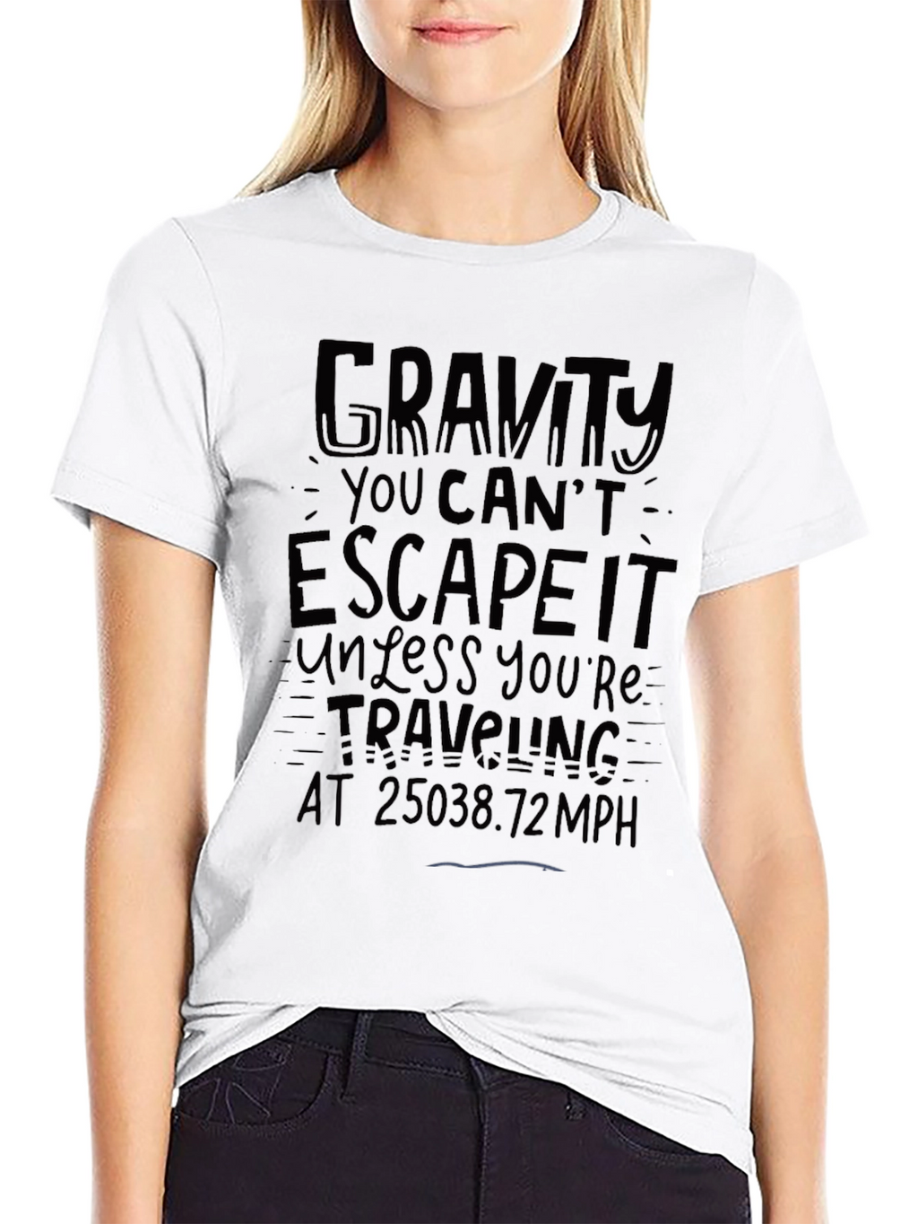 Gravity Escape Black Graphic Tee