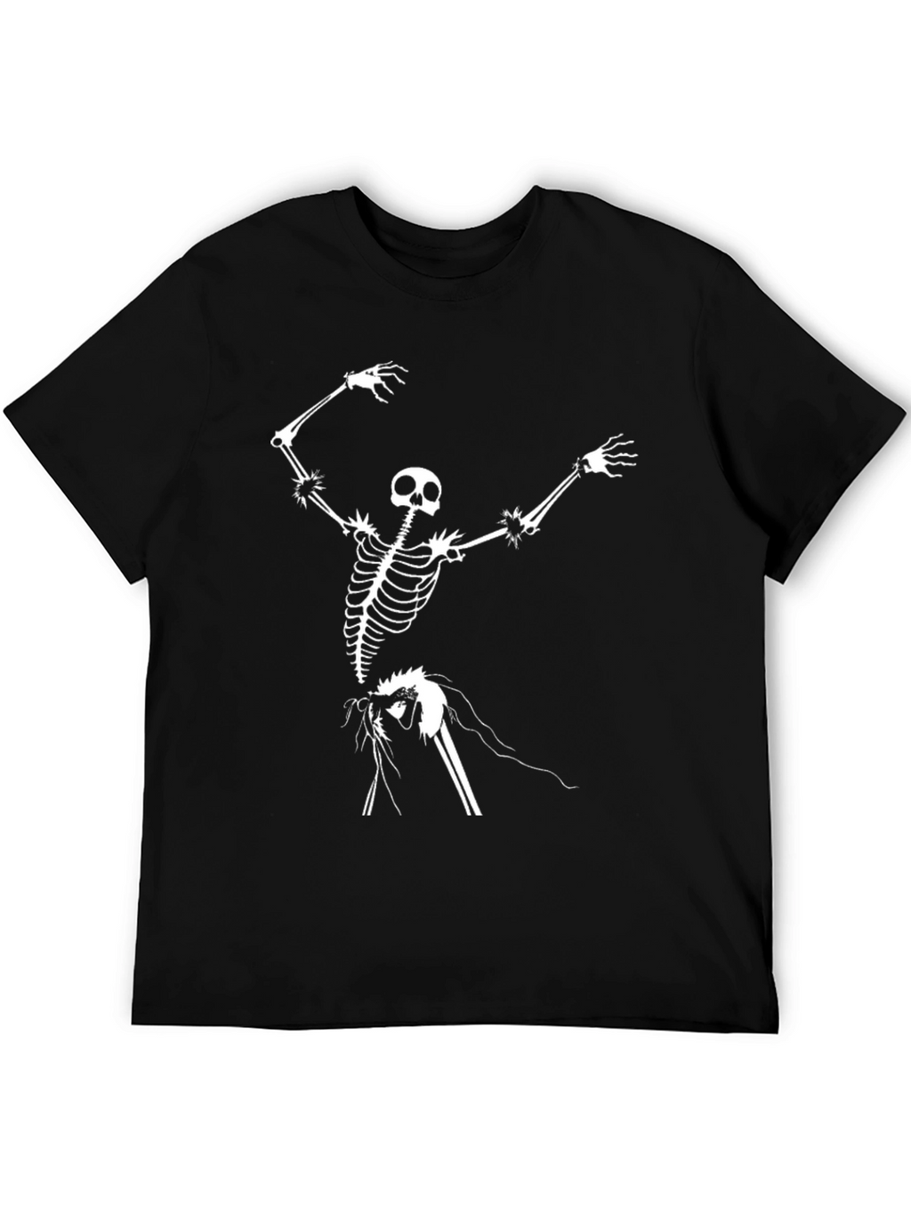 Skeleton Graphic Black T-Shirt