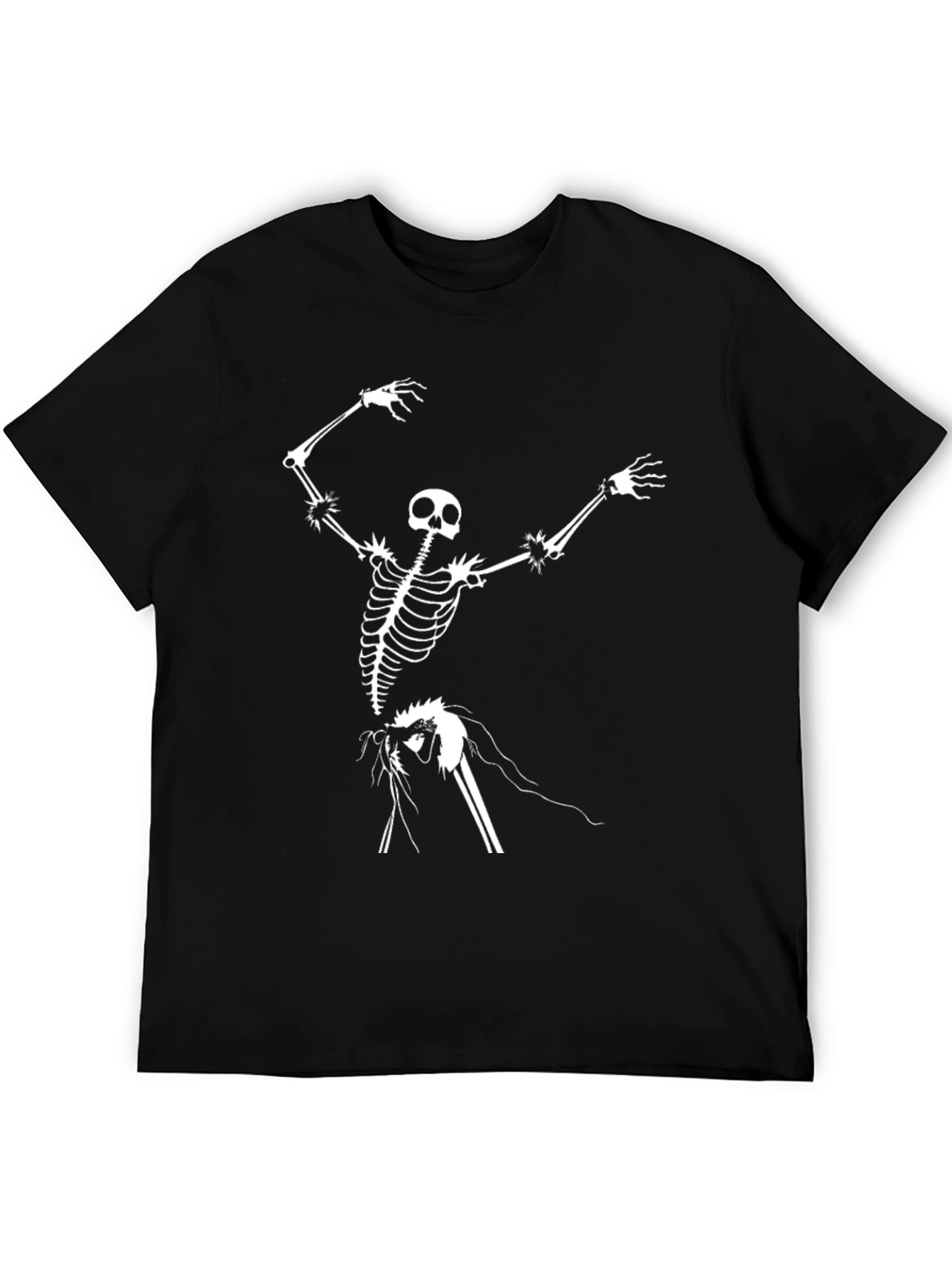 Skeleton Graphic Black T-Shirt
