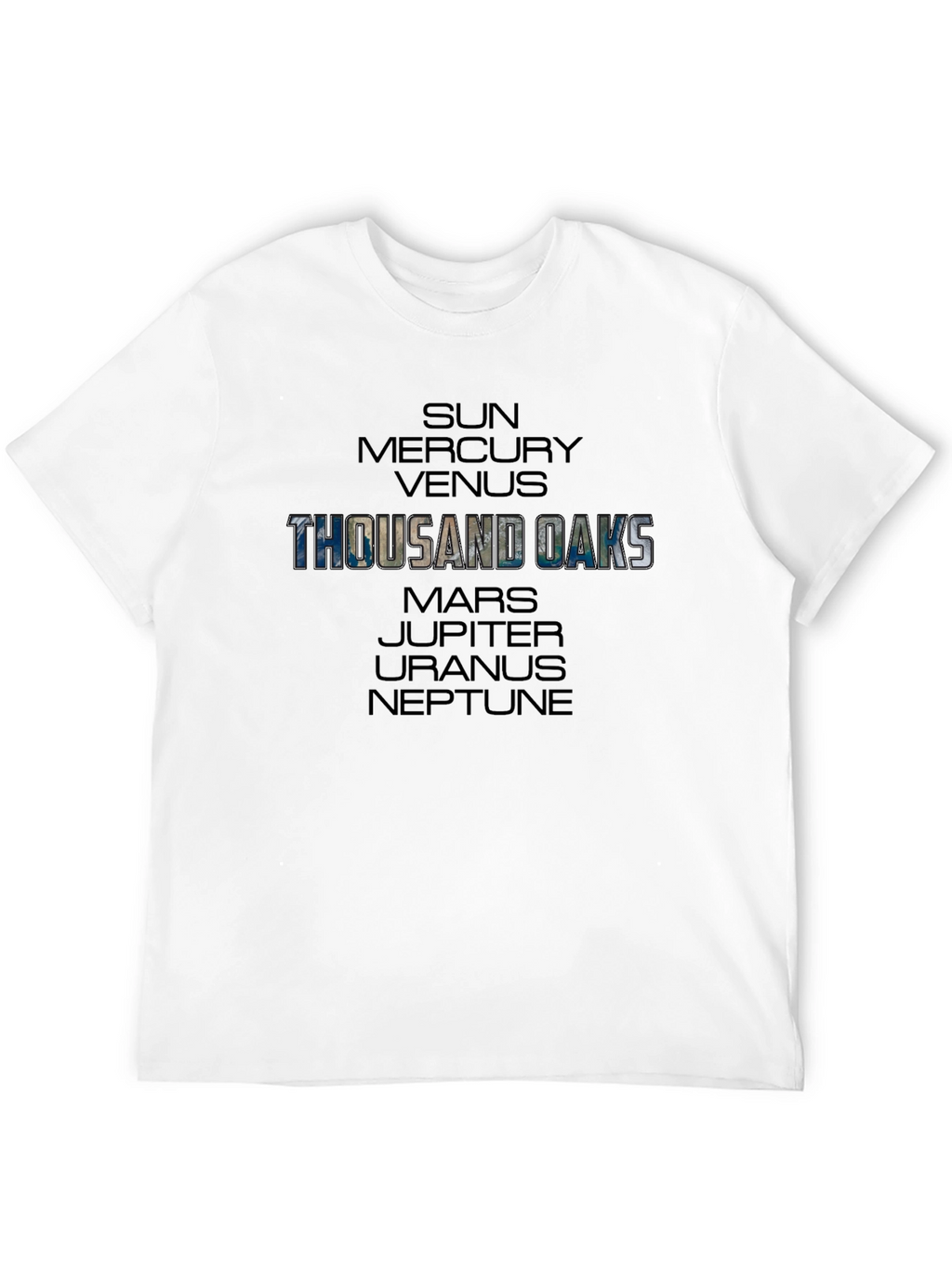 Thousand Oaks Planets Graphic Tee - Black