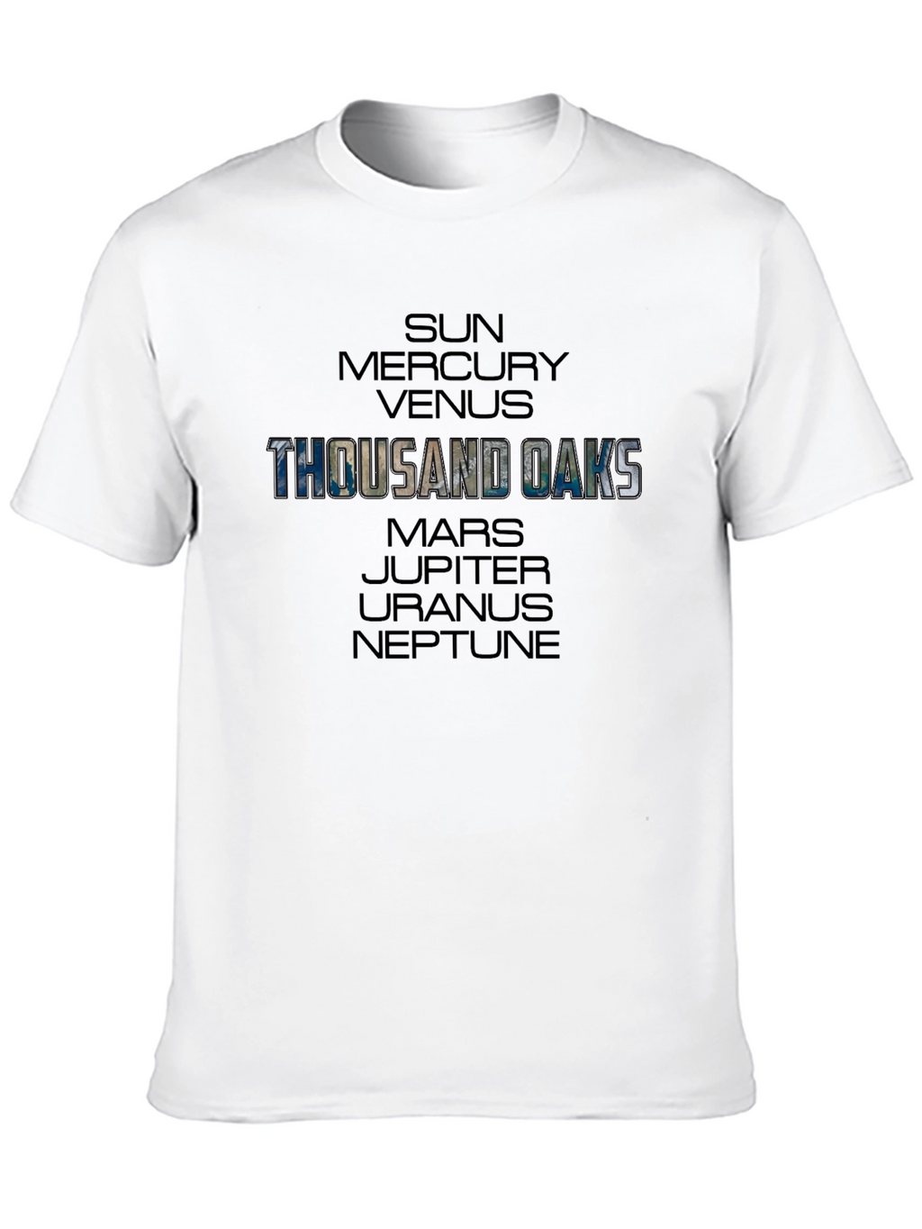 Thousand Oaks Planets Graphic Tee - Black