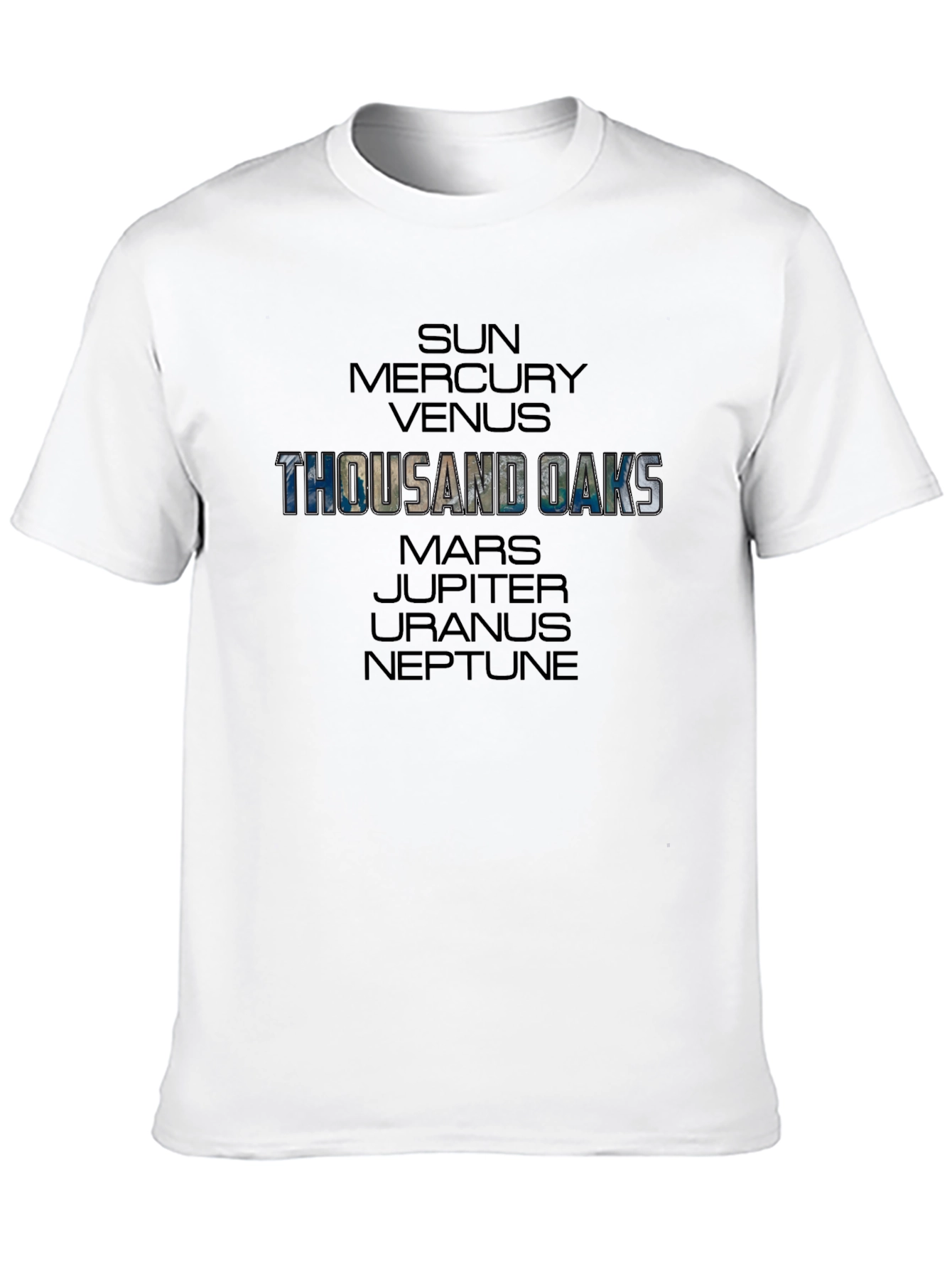 Thousand Oaks Planets Graphic Tee - Black