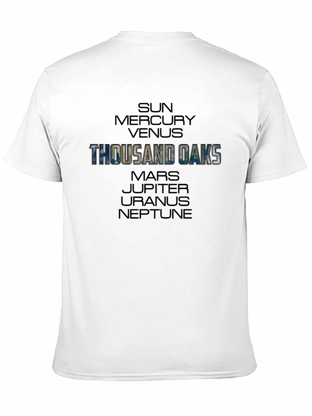 Thousand Oaks Planets Graphic Tee - Black