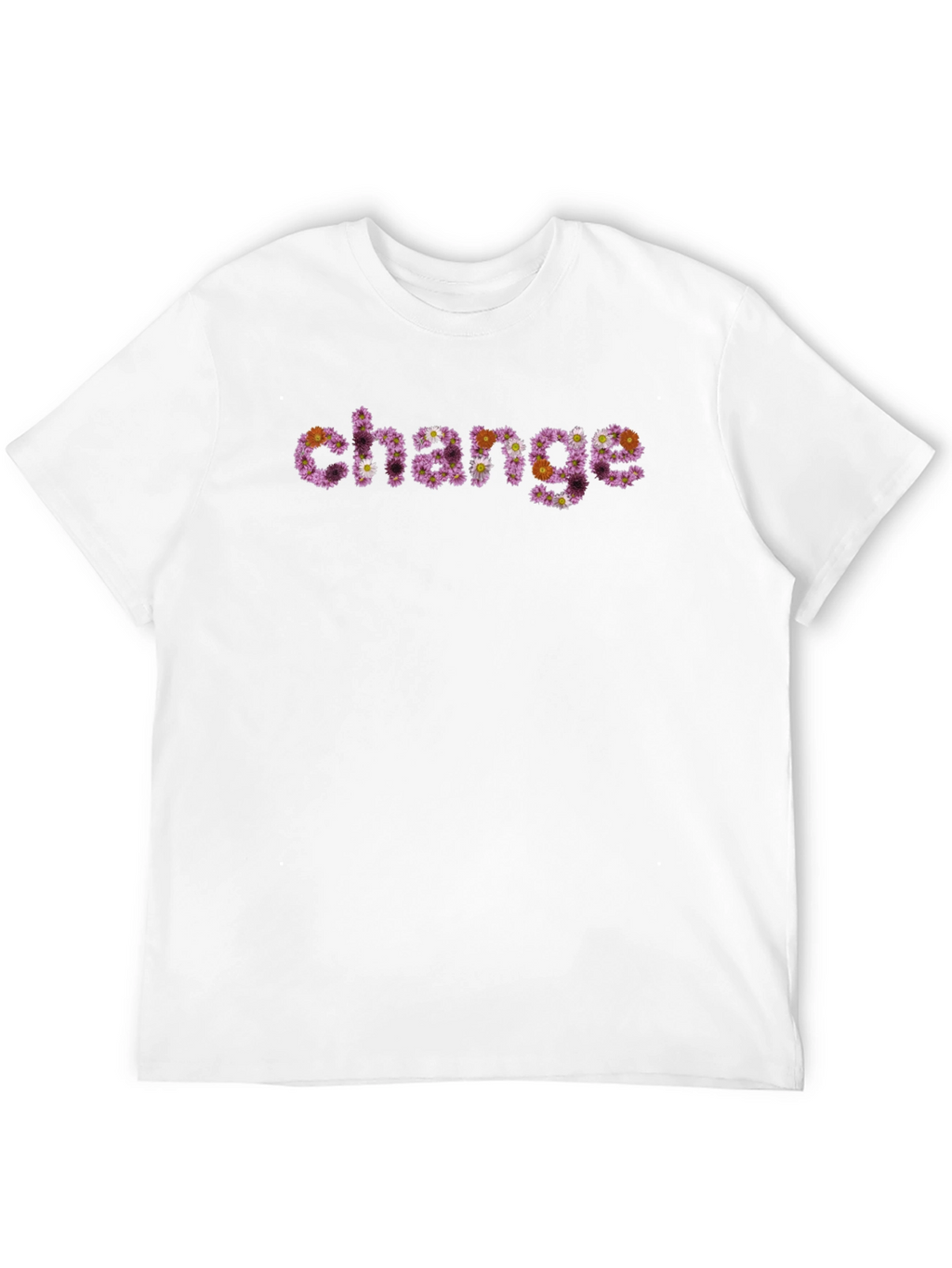 Floral Change Graphic Tee - Unique Statement Shirt