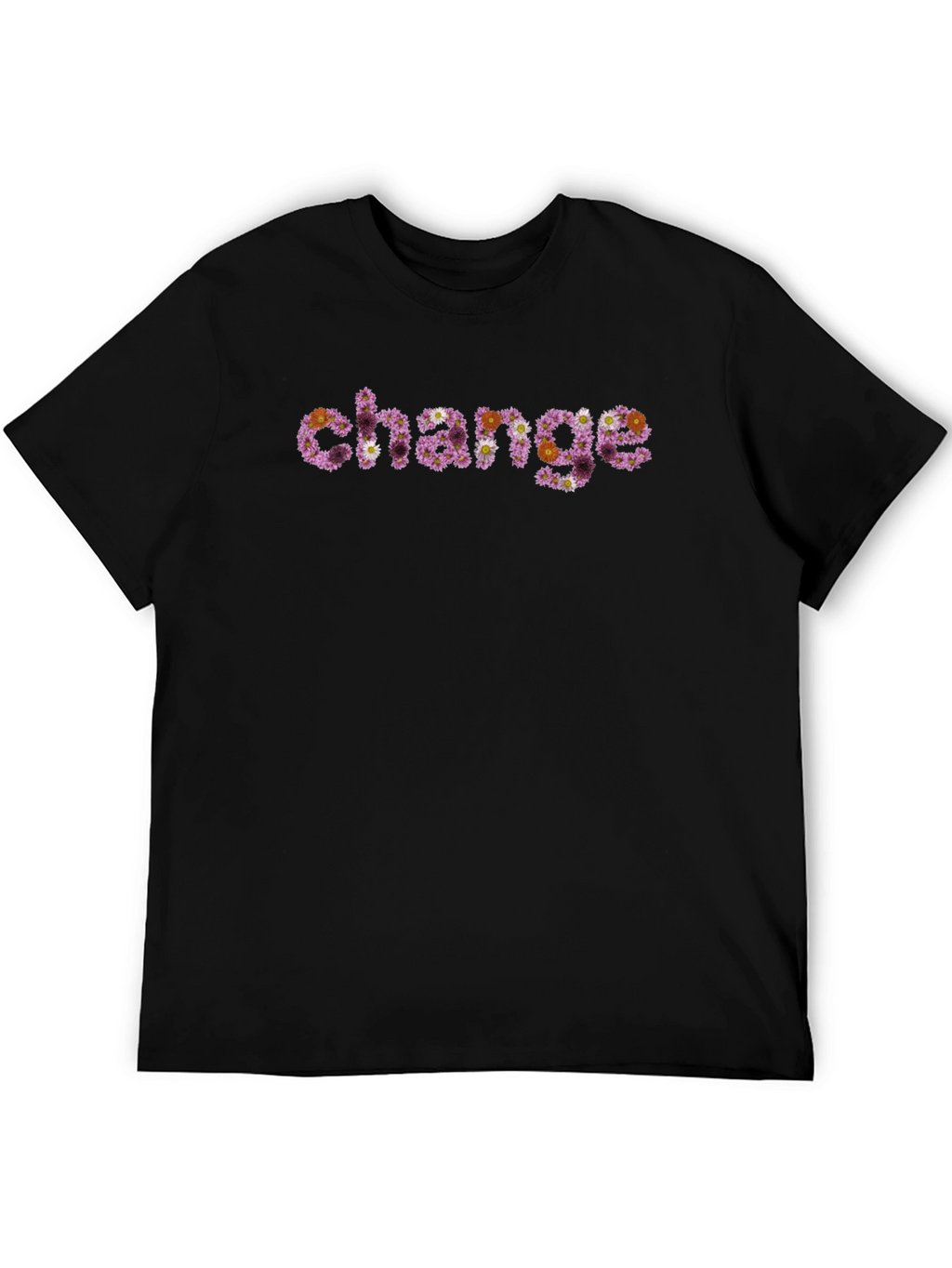 Floral Change Graphic Tee - Unique Statement Shirt