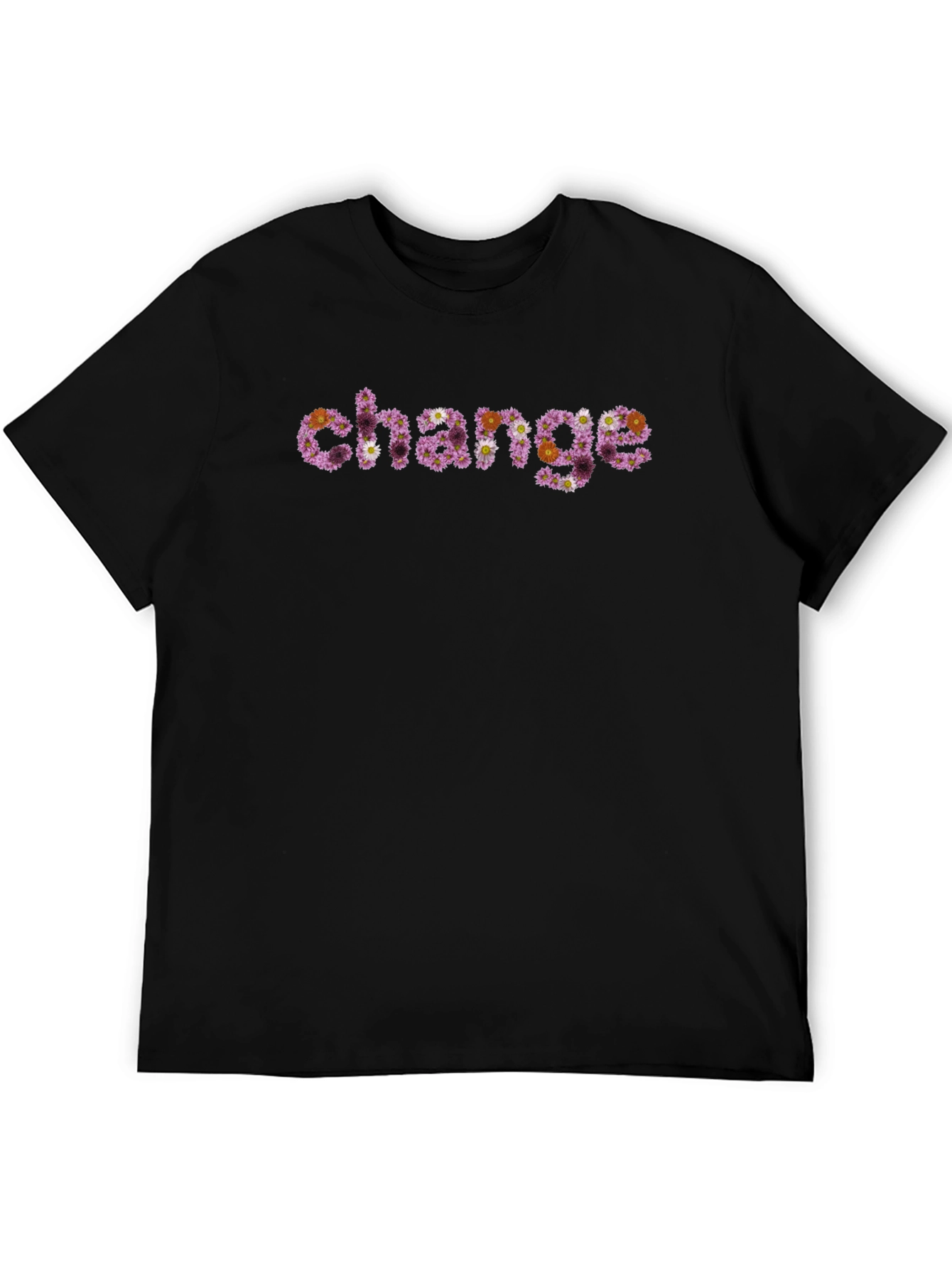 Floral Change Graphic Tee - Unique Statement Shirt