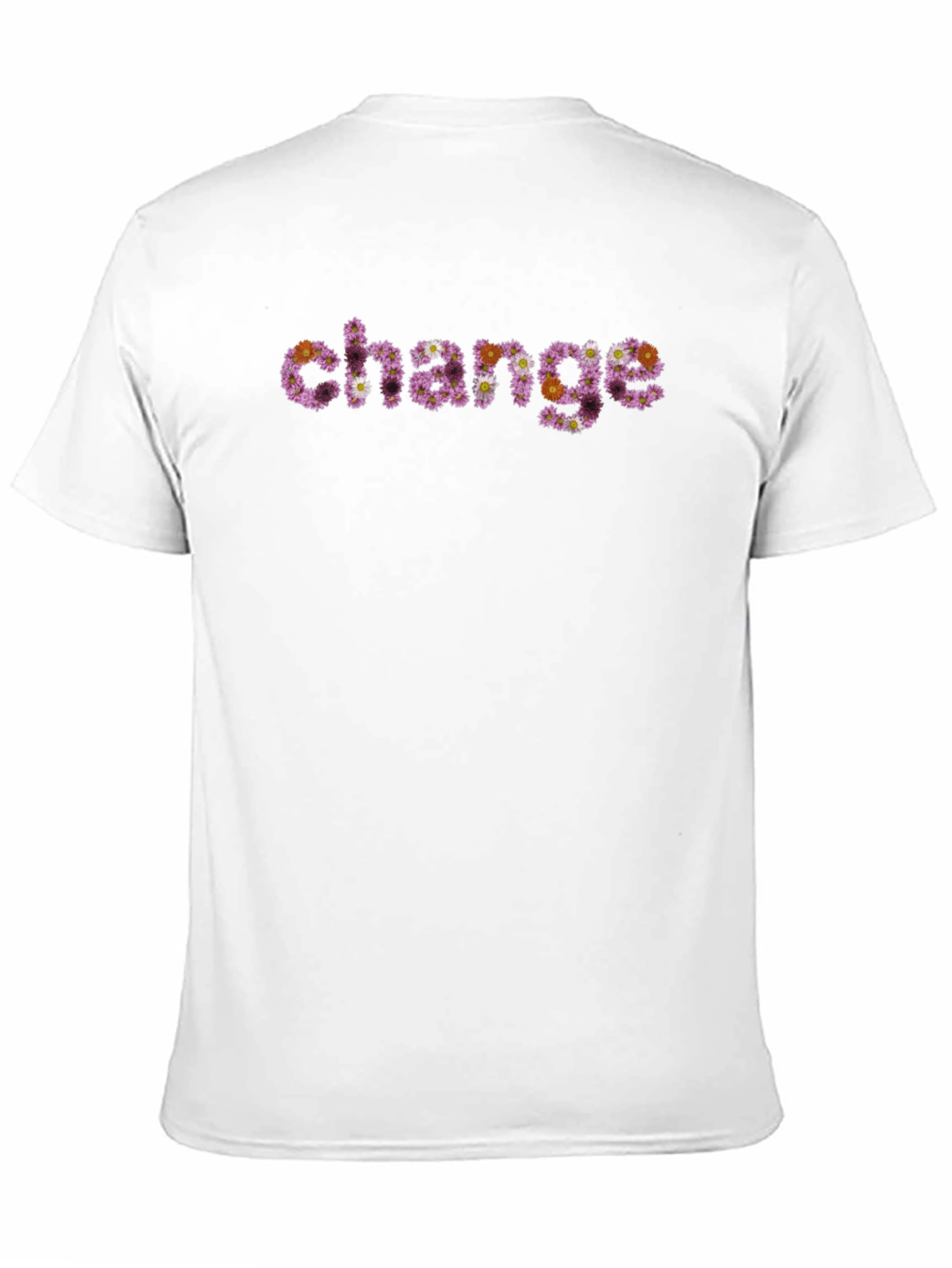Floral Change Graphic Tee - Unique Statement Shirt