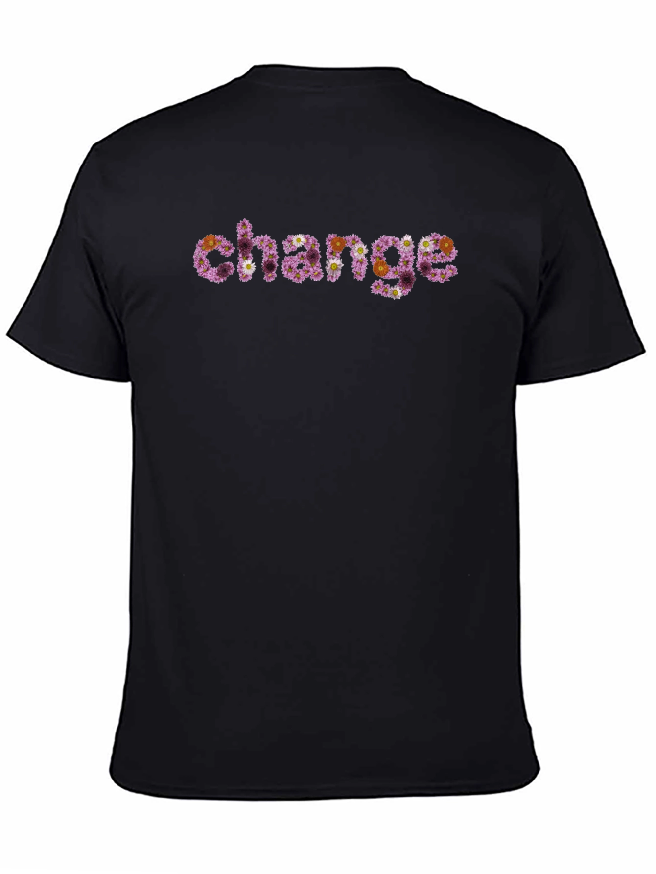 Floral Change Graphic Tee - Unique Statement Shirt