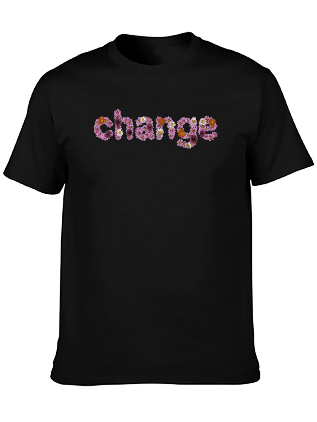 Floral Change Graphic Tee - Unique Statement Shirt