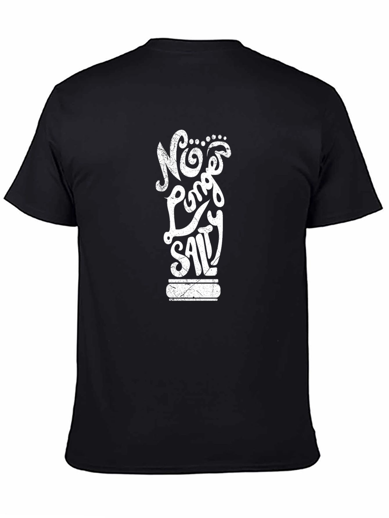 No Longer Salty Black T-Shirt