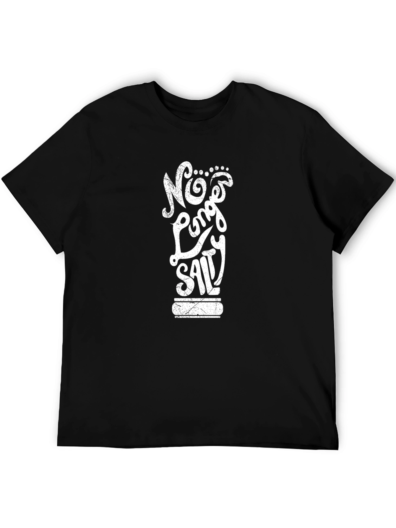 No Longer Salty Black T-Shirt