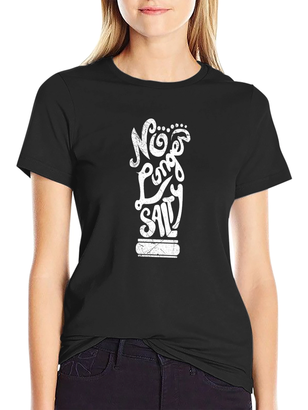No Longer Salty Black T-Shirt