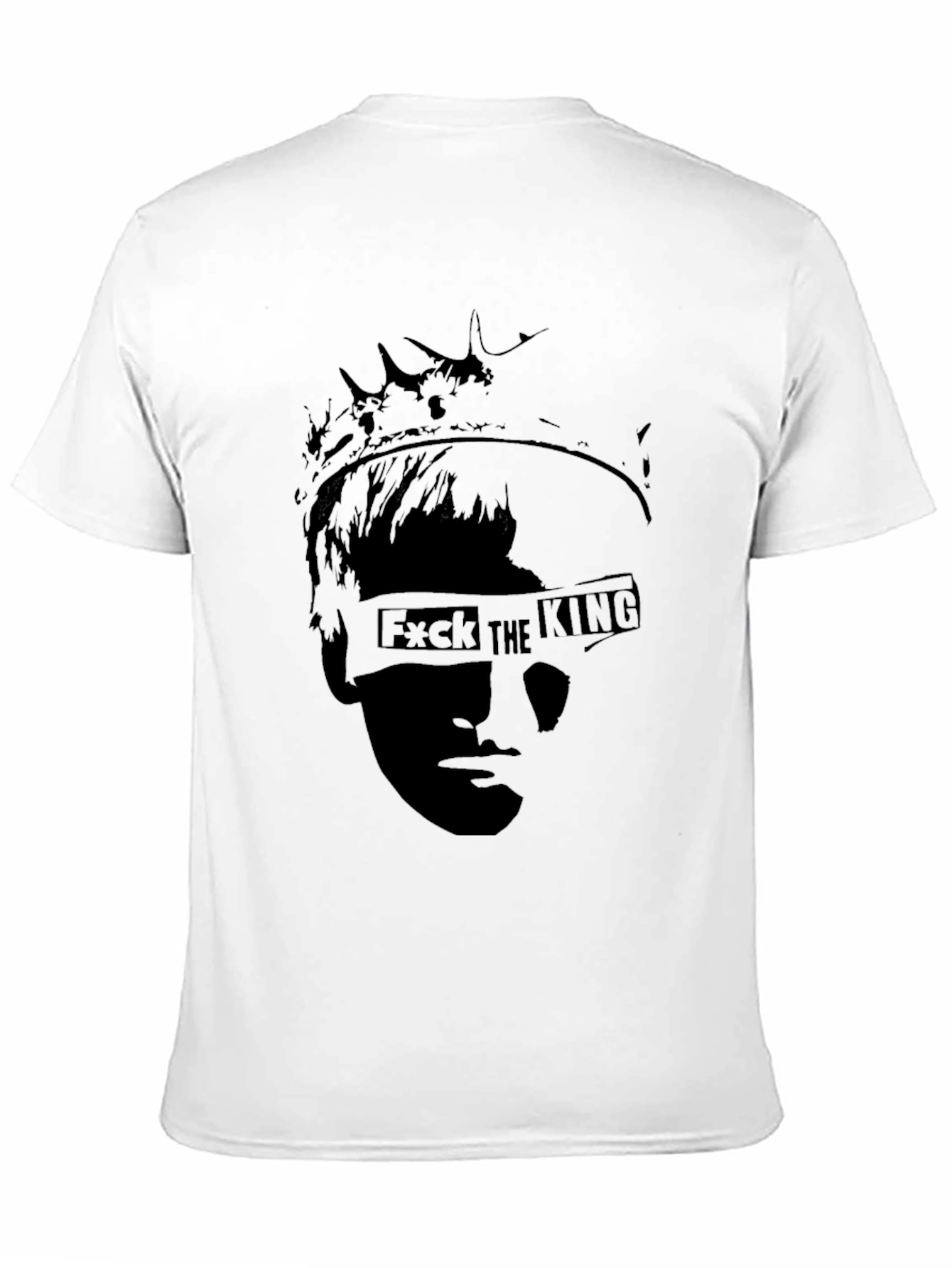 F*ck the King Graphic Black T-Shirt