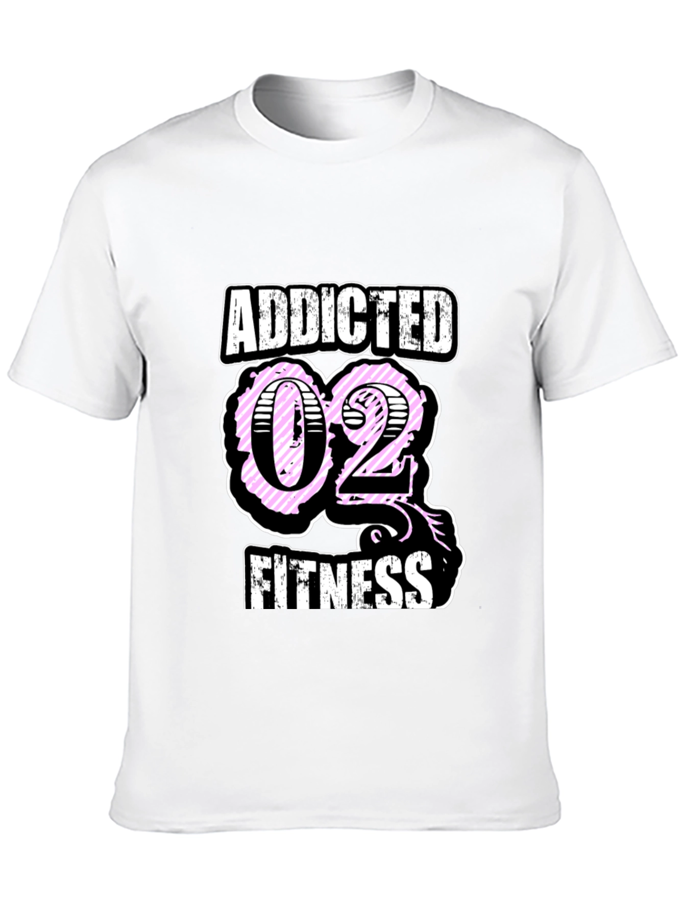 Addicted O2 Fitness T-Shirt - Stylish Workout Apparel
