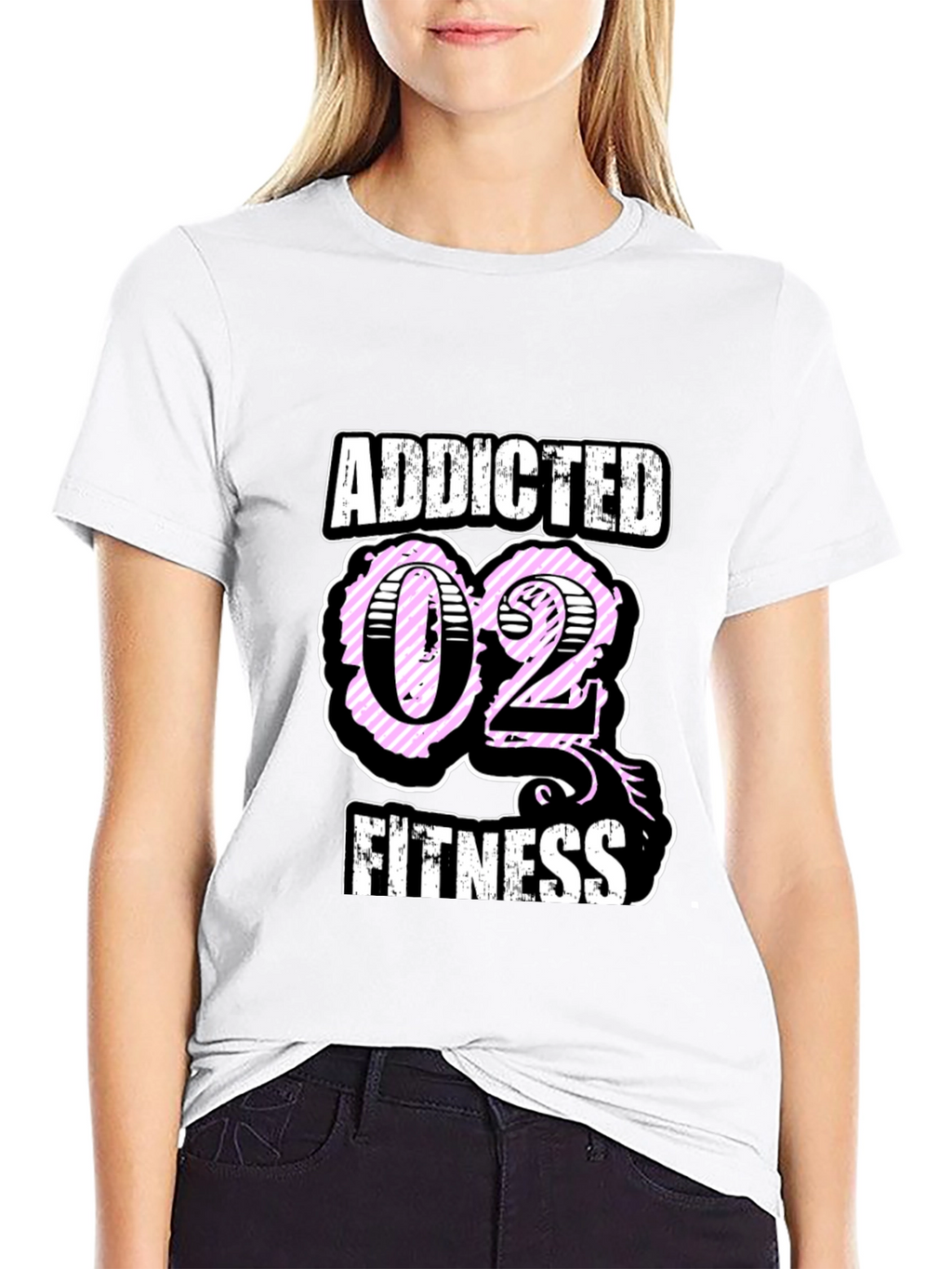 Addicted O2 Fitness T-Shirt - Stylish Workout Apparel