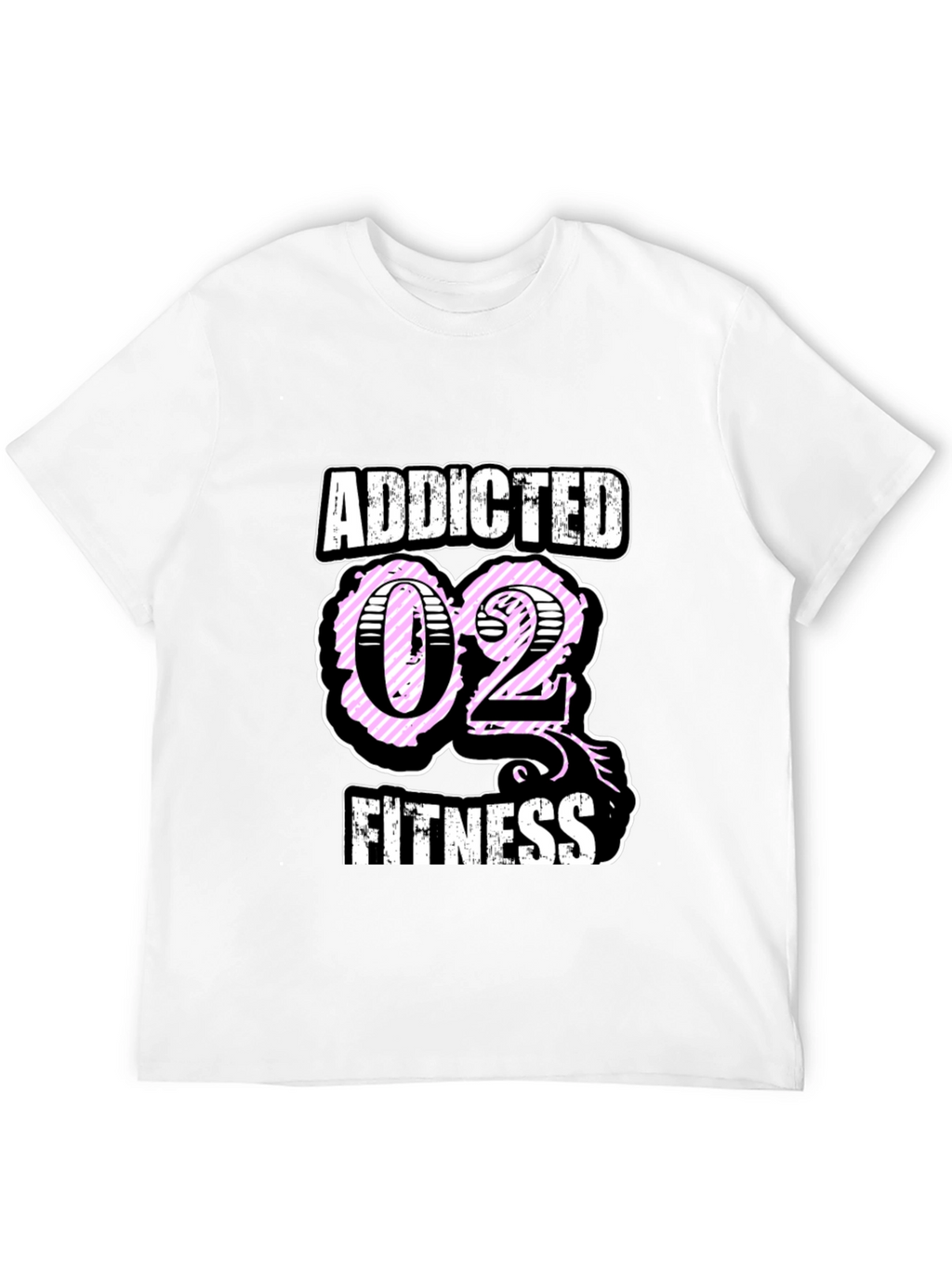Addicted O2 Fitness T-Shirt - Stylish Workout Apparel