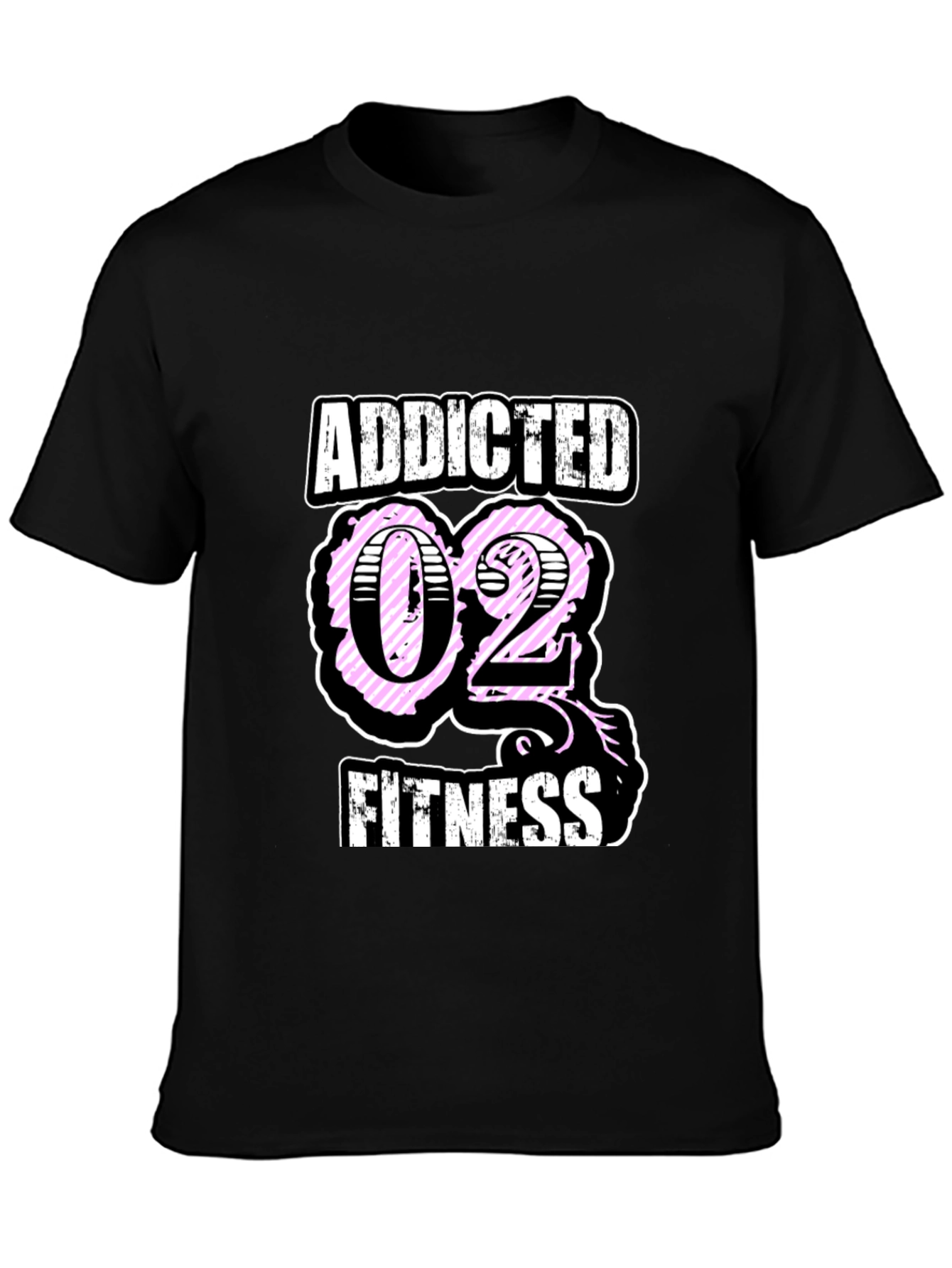 Addicted O2 Fitness T-Shirt - Stylish Workout Apparel