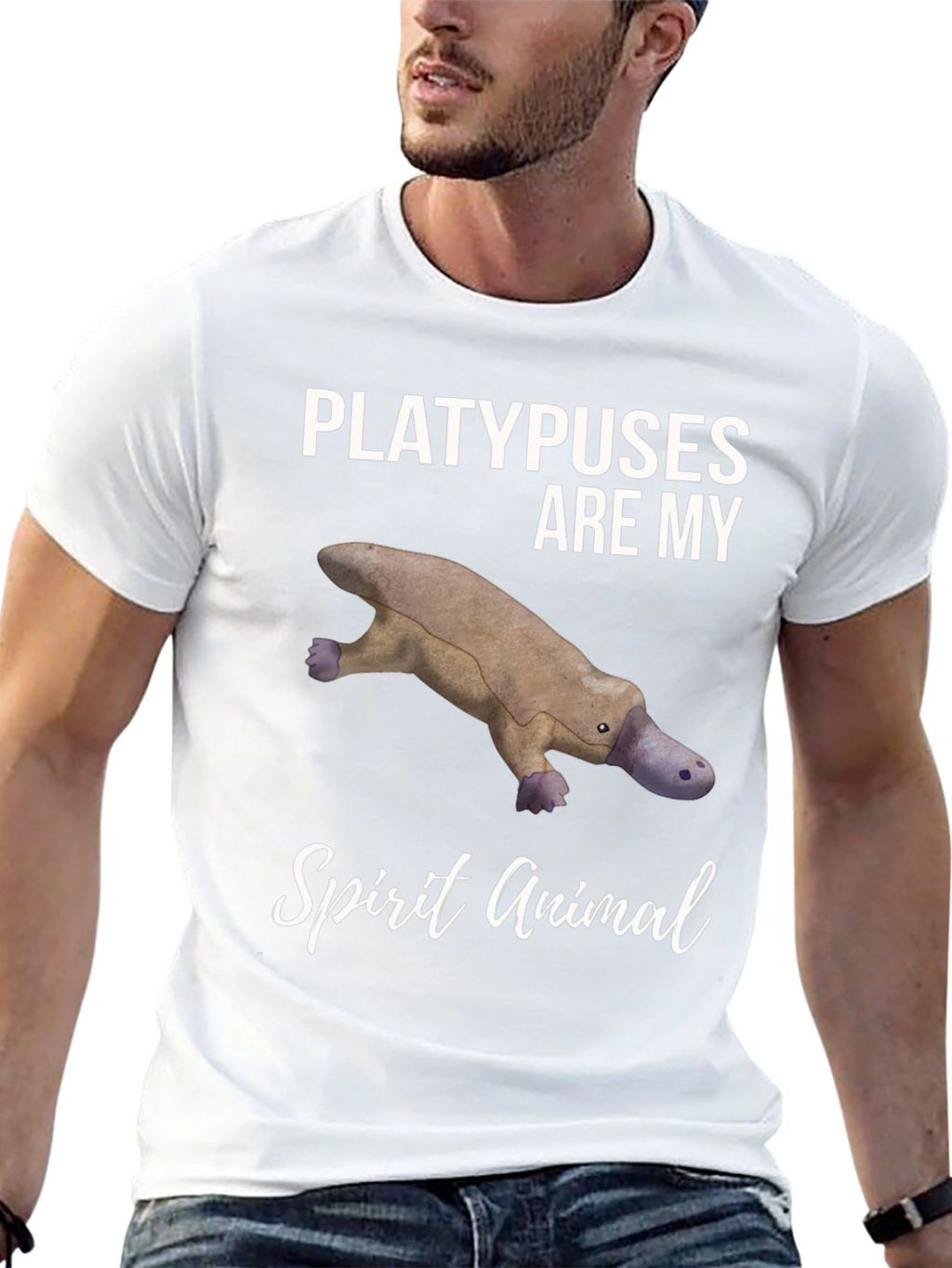 Platypus Spirit Animal Graphic Tee