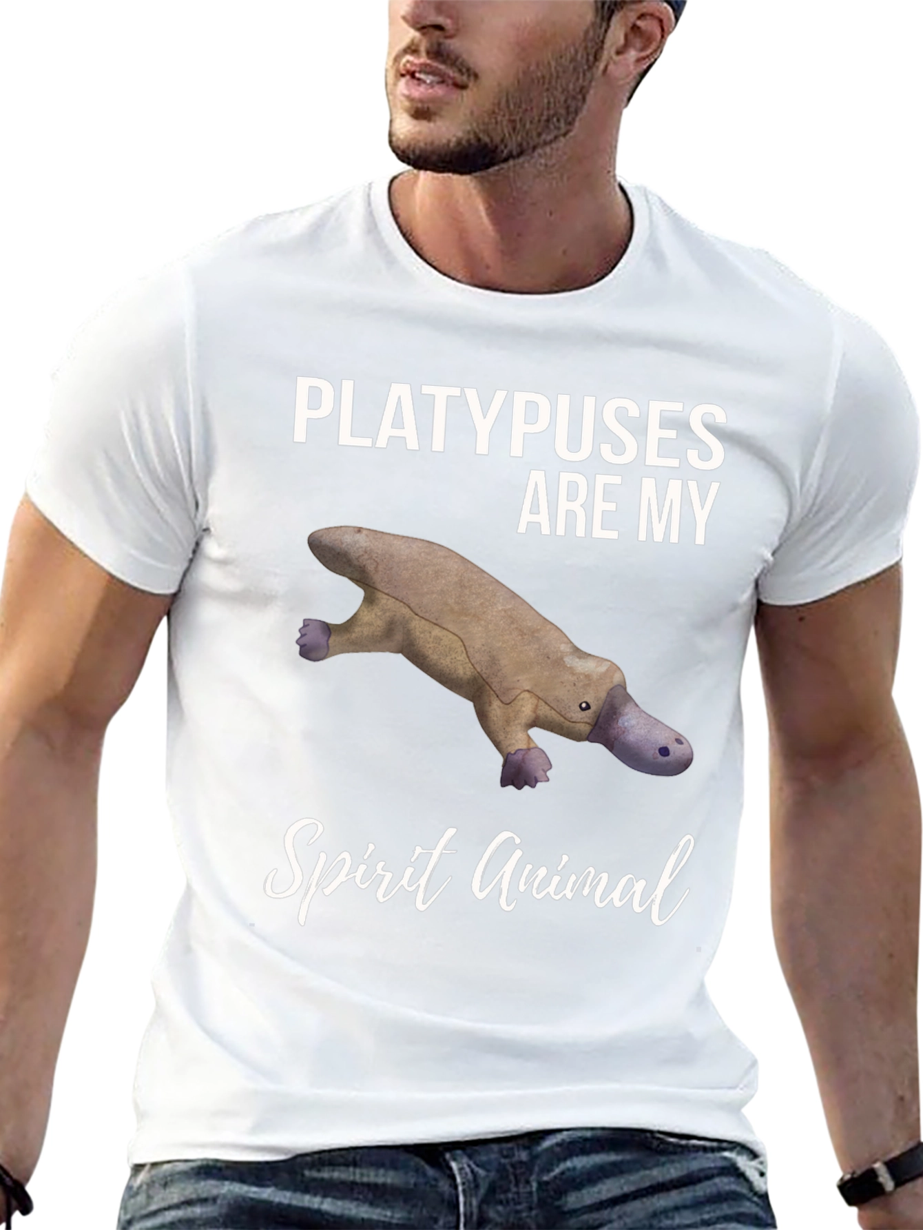 Platypus Spirit Animal Graphic Tee