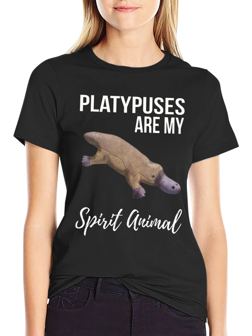Platypus Spirit Animal Graphic Tee