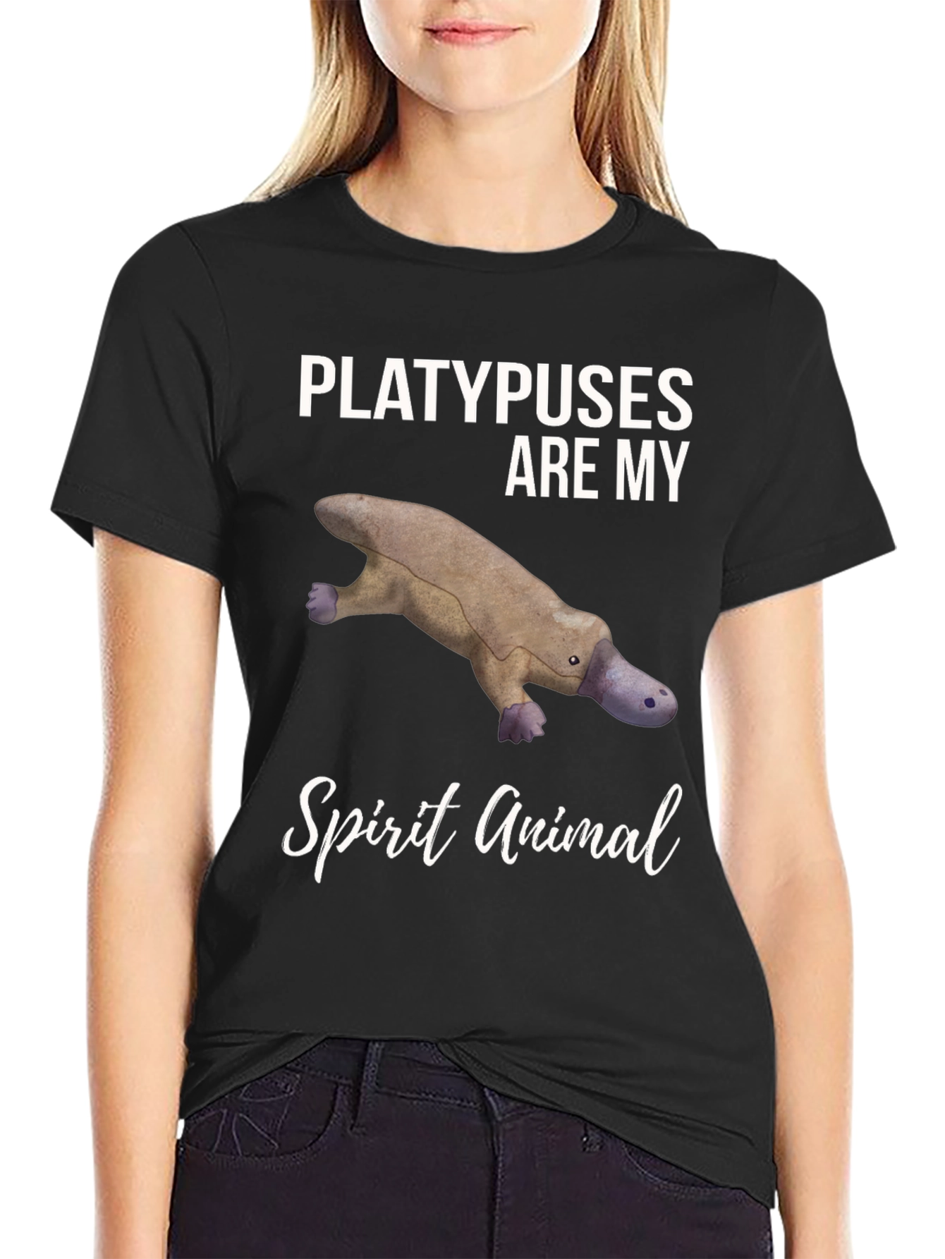 Platypus Spirit Animal Graphic Tee