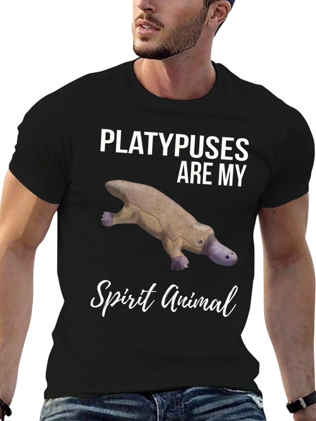 Platypus Spirit Animal Graphic Tee