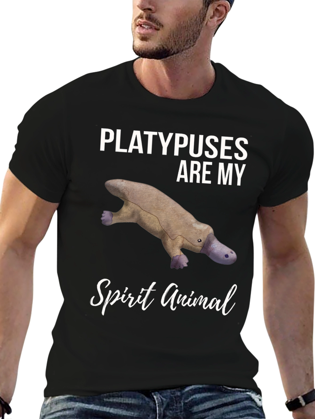 Platypus Spirit Animal Graphic Tee