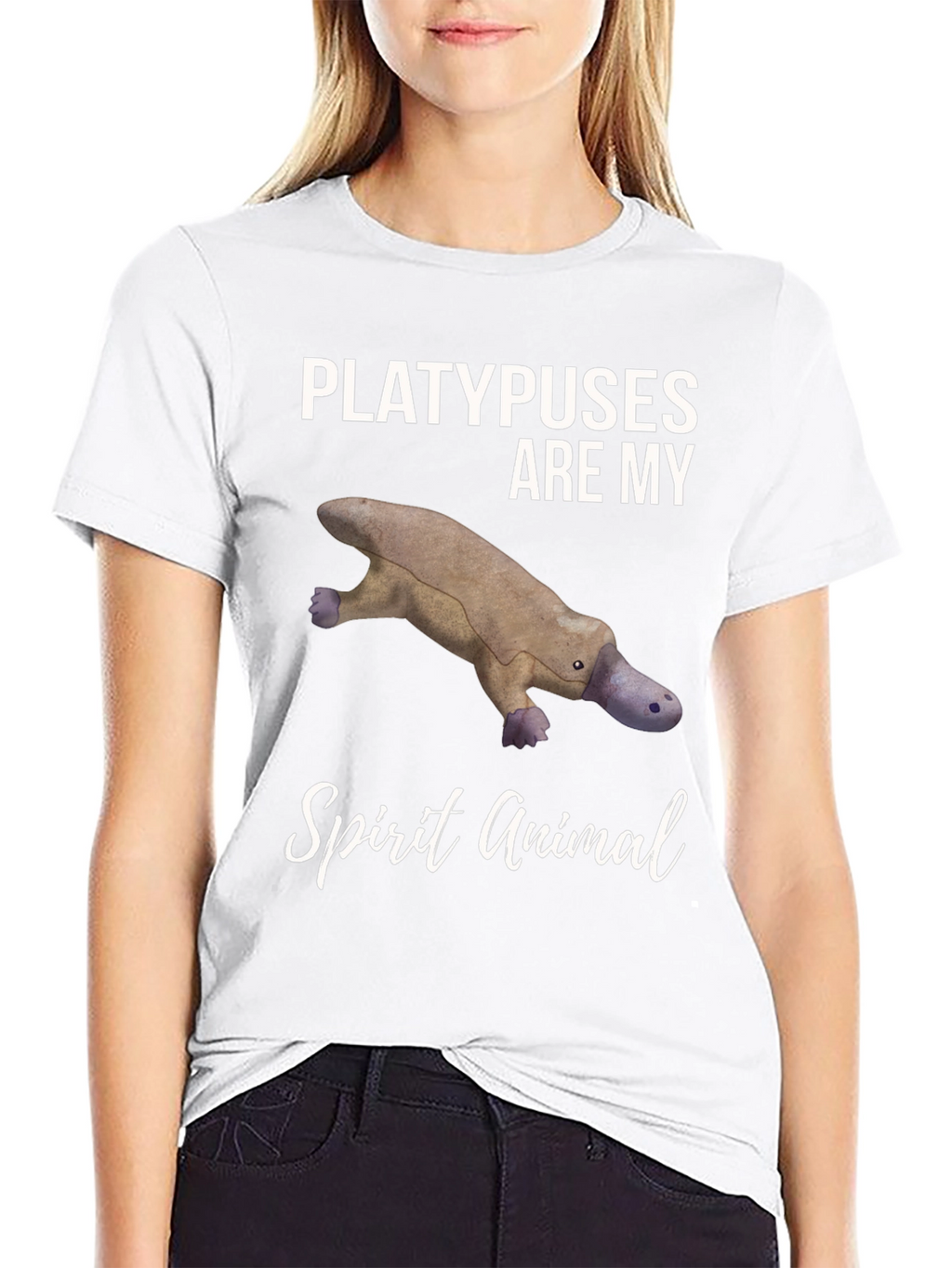 Platypus Spirit Animal Graphic Tee