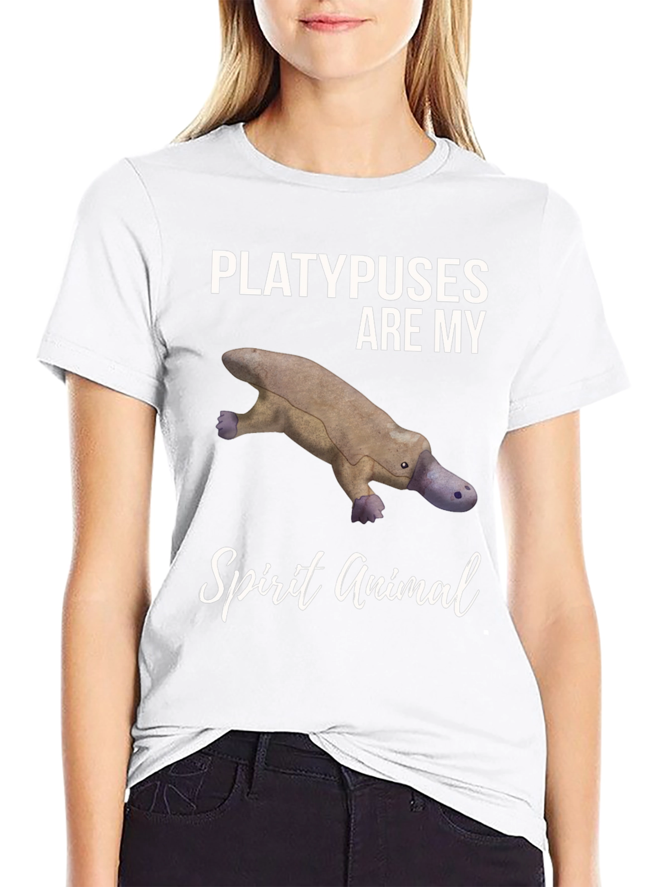 Platypus Spirit Animal Graphic Tee