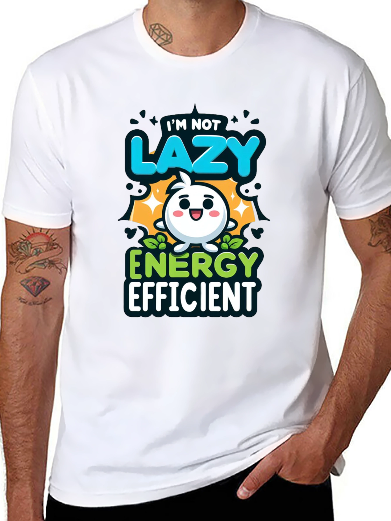 Im Not Lazy Energy Efficient Funny T-Shirt