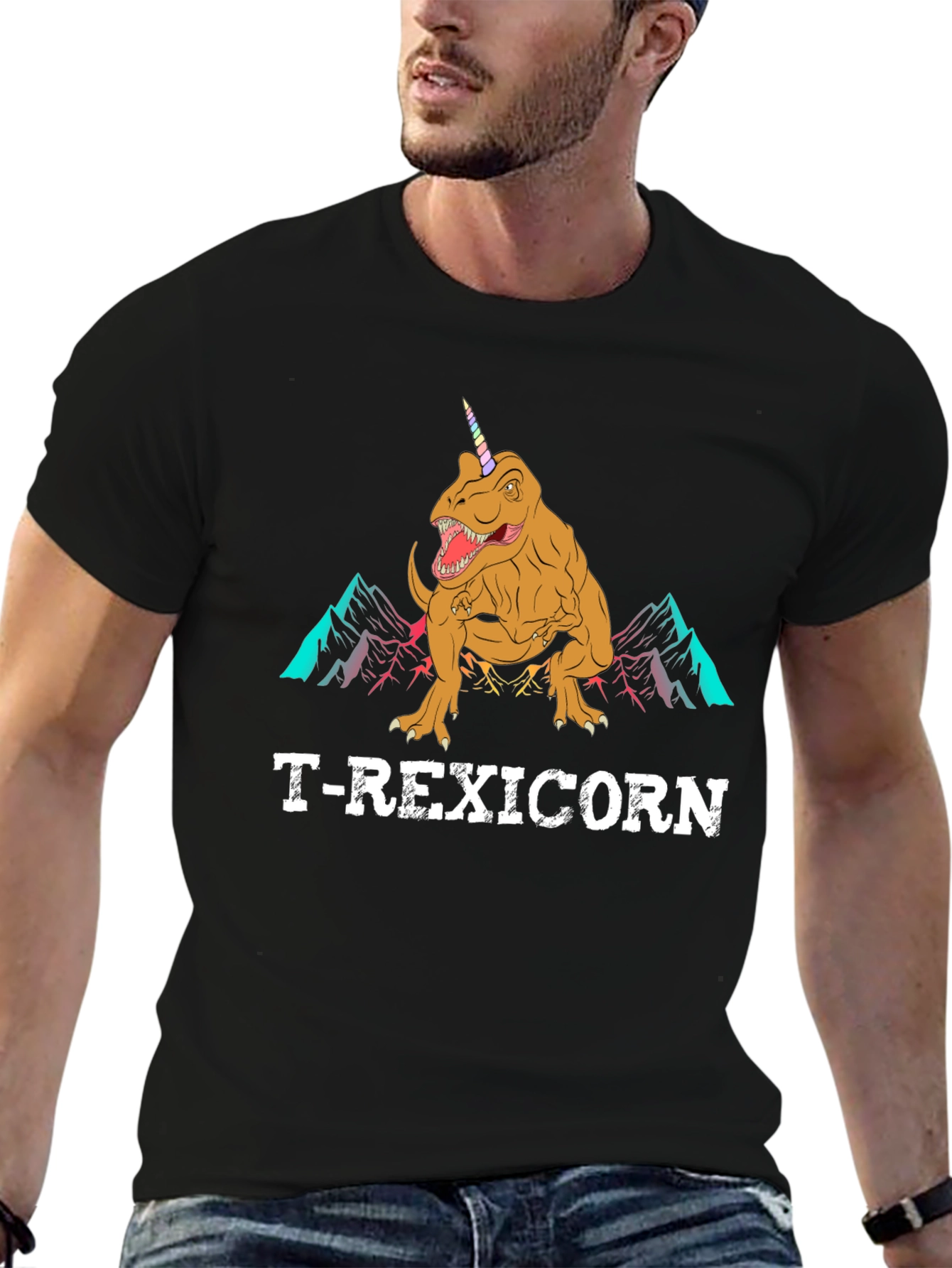 T-Rexicorn T-Shirt: Dinosaur Unicorn Funny Tee