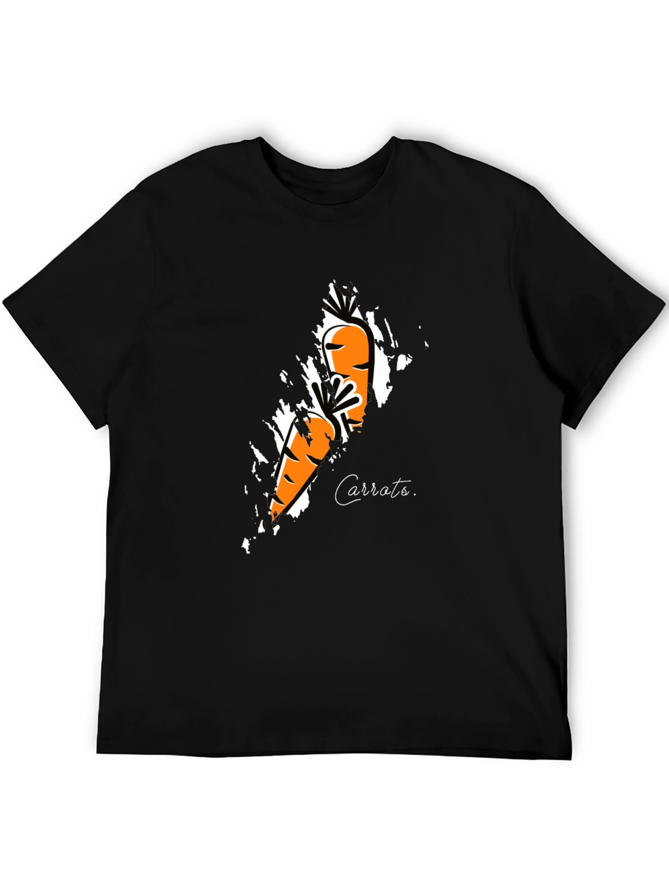 Carrots Graphic T-Shirt - Unique Artistic Design