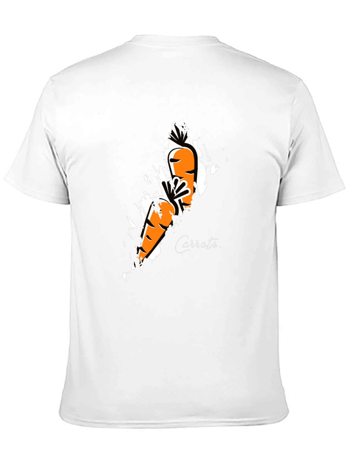 Carrots Graphic T-Shirt - Unique Artistic Design