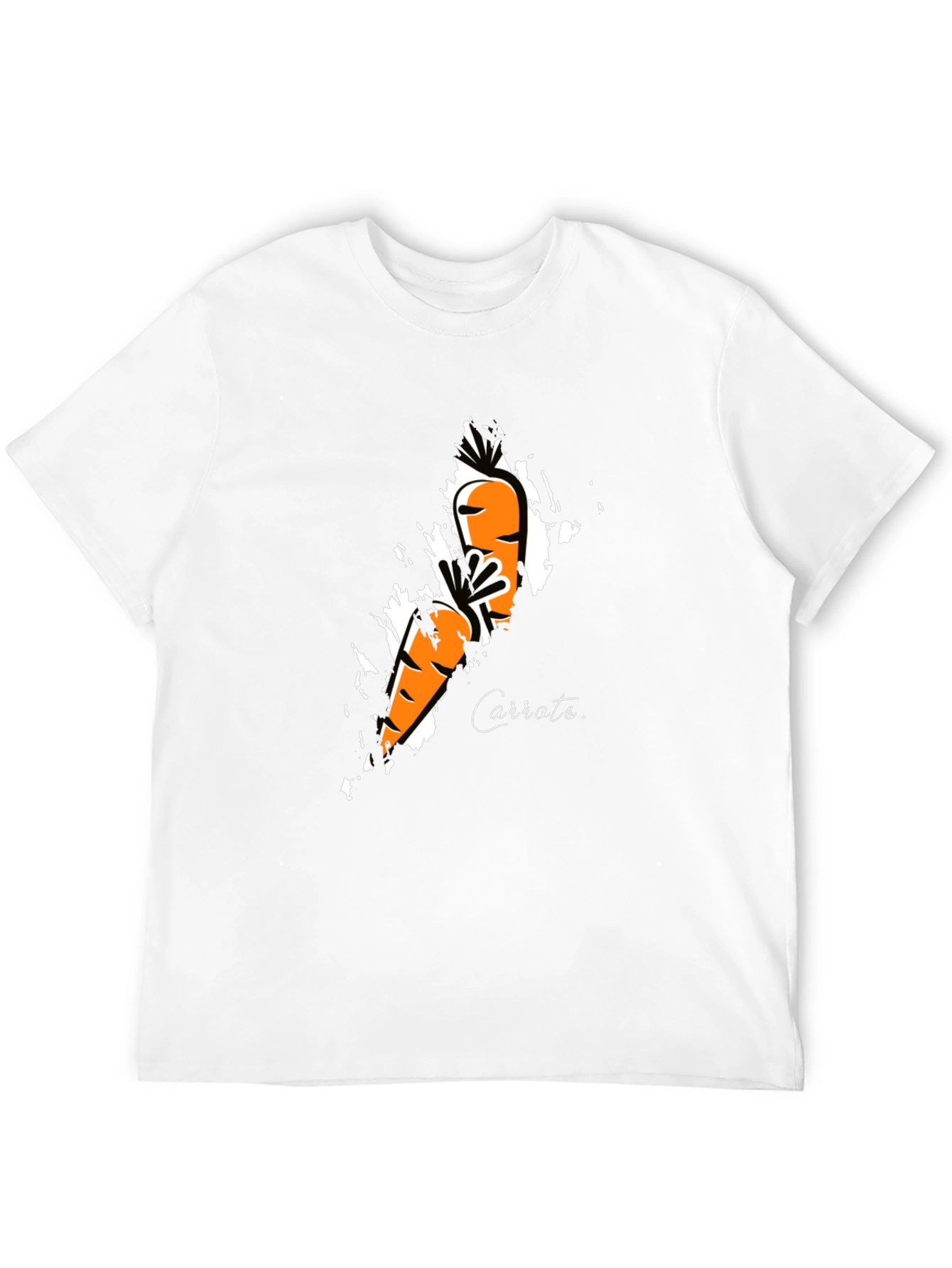 Carrots Graphic T-Shirt - Unique Artistic Design