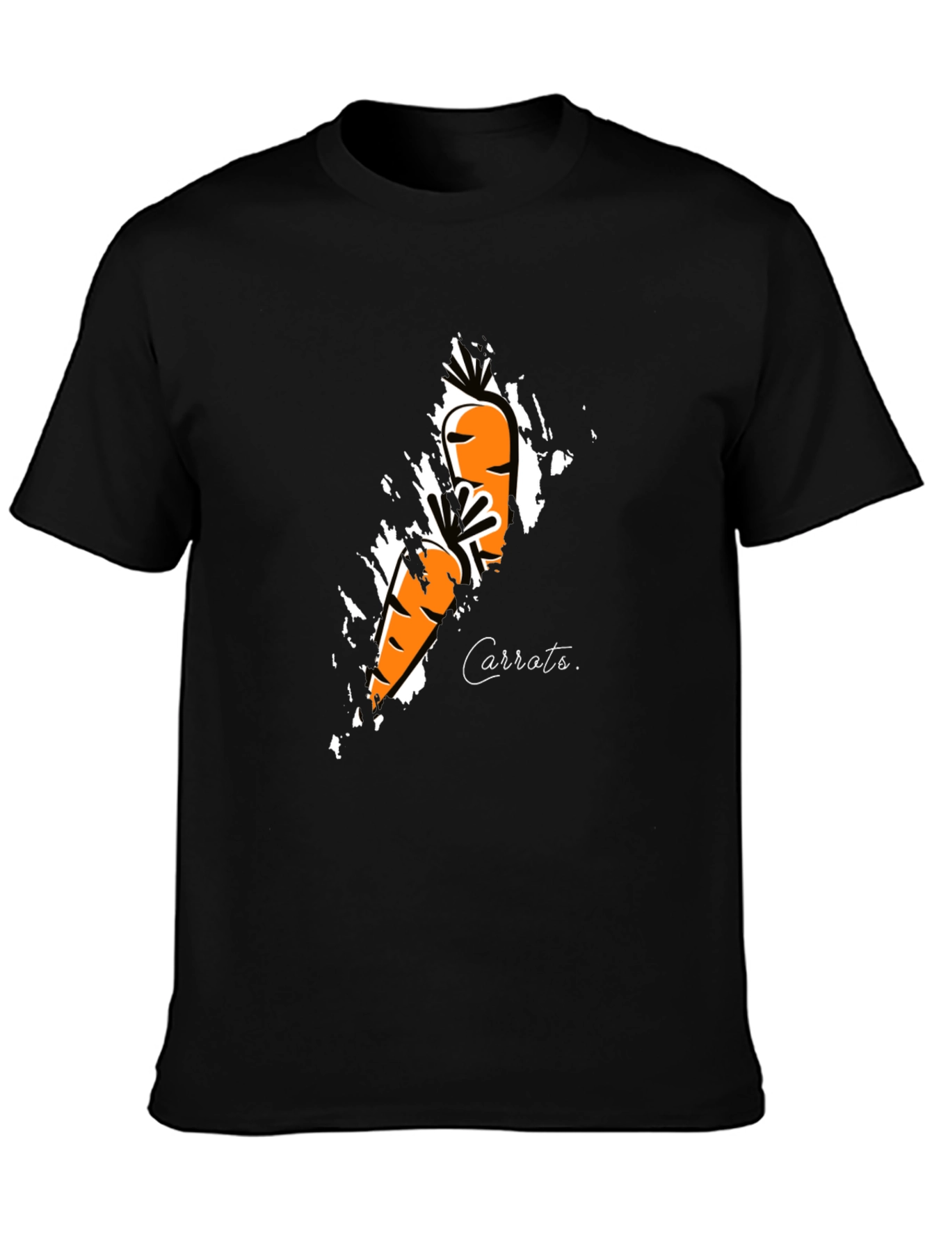 Carrots Graphic T-Shirt - Unique Artistic Design