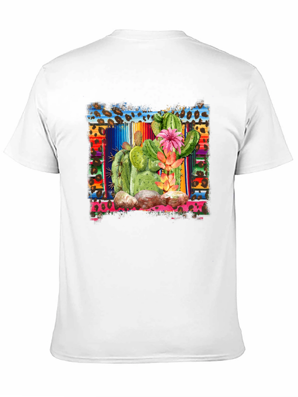 Cactus Graphic T-Shirt - Southwestern Style
