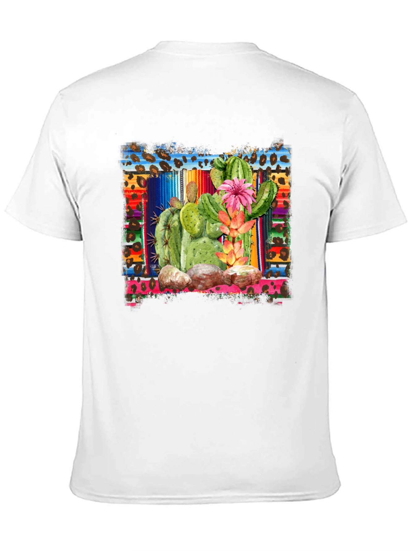 Cactus Graphic T-Shirt - Southwestern Style