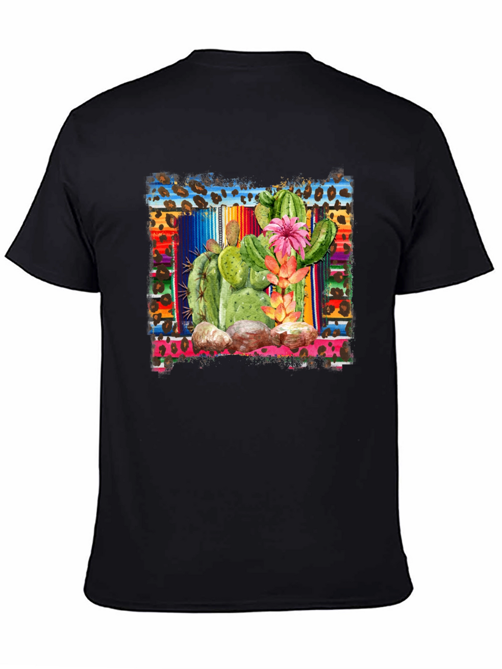 Cactus Graphic T-Shirt - Southwestern Style