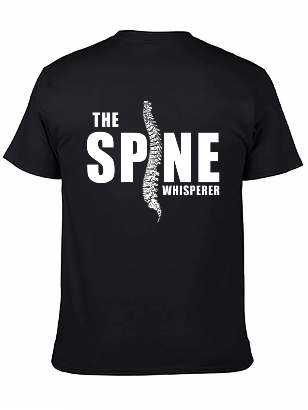The Spine Whisperer Black T-Shirt