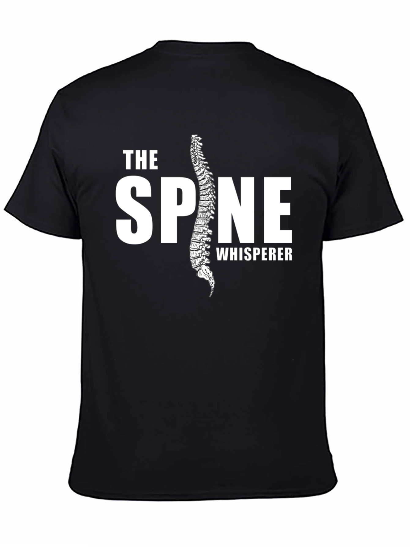 The Spine Whisperer Black T-Shirt