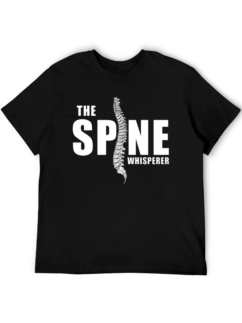 The Spine Whisperer Black T-Shirt
