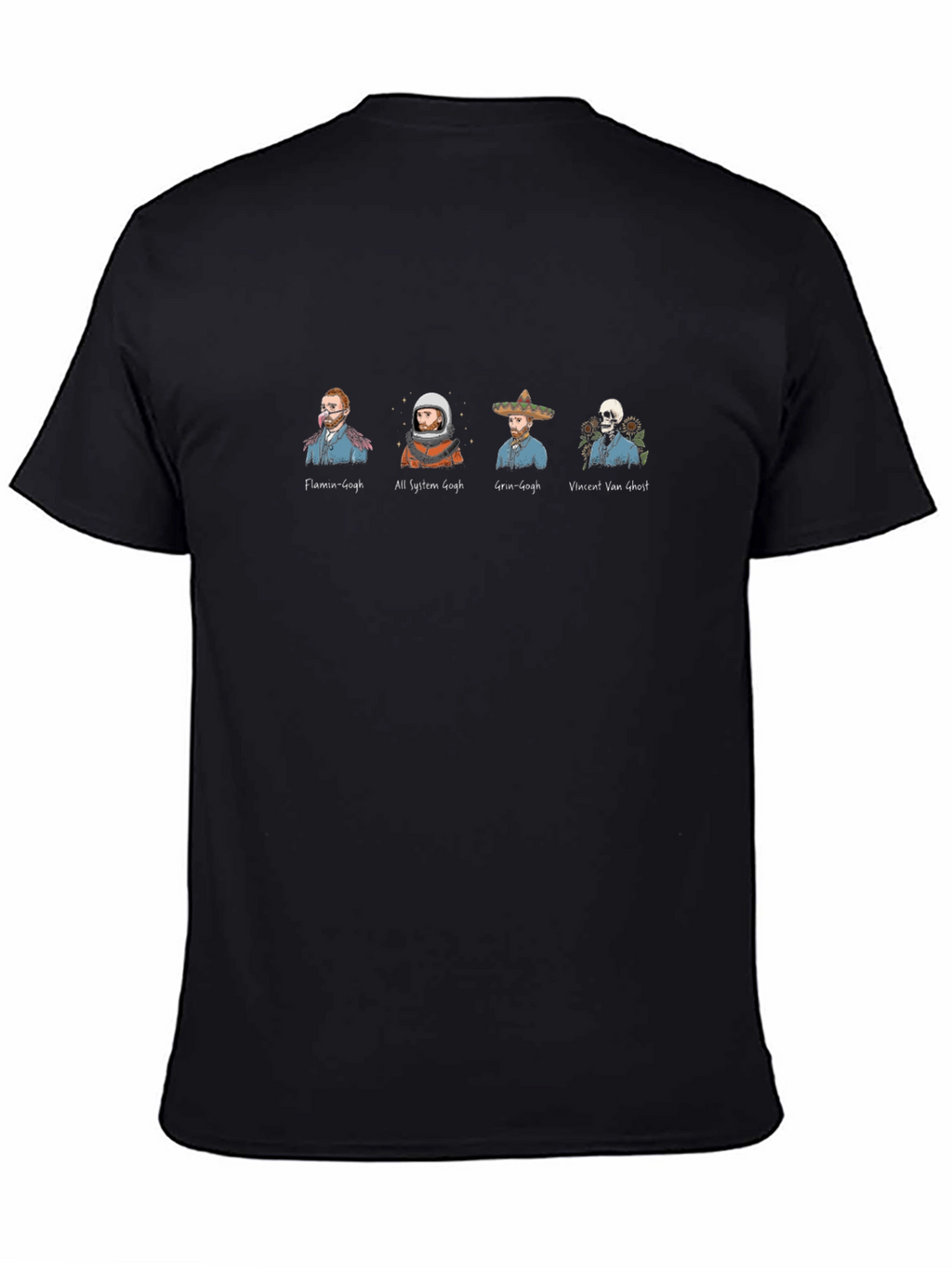 Van Gogh Evolution Black T-Shirt