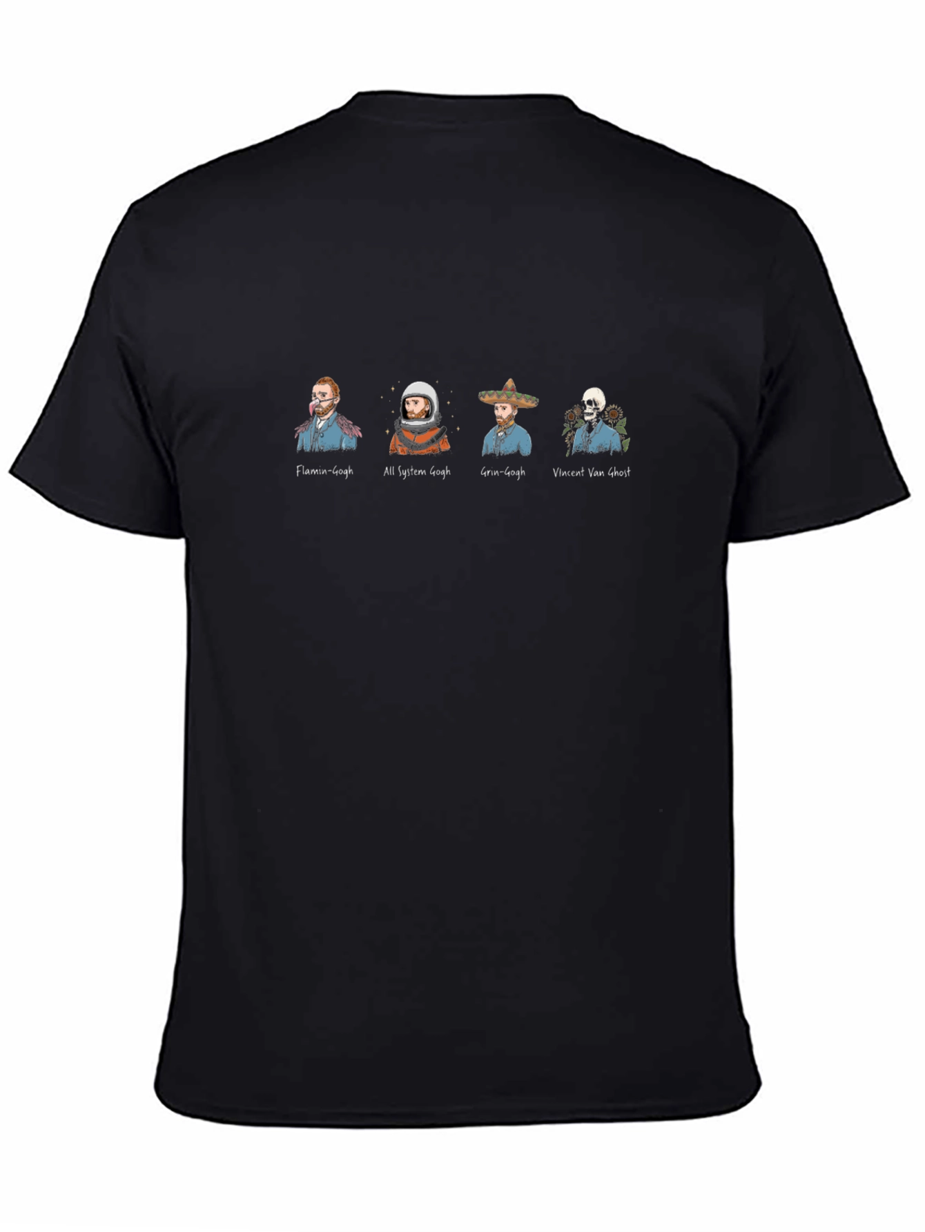 Van Gogh Evolution Black T-Shirt